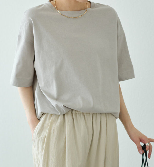  「【汗シミ防止】ワンポイントロゴTシャツ」|Tシャツ・カットソー|