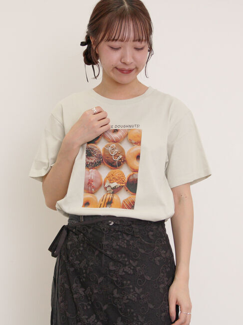 Samansa Mos2「[リサイクルコットン]柄アソートTシャツ」|Tシャツ・カットソー|