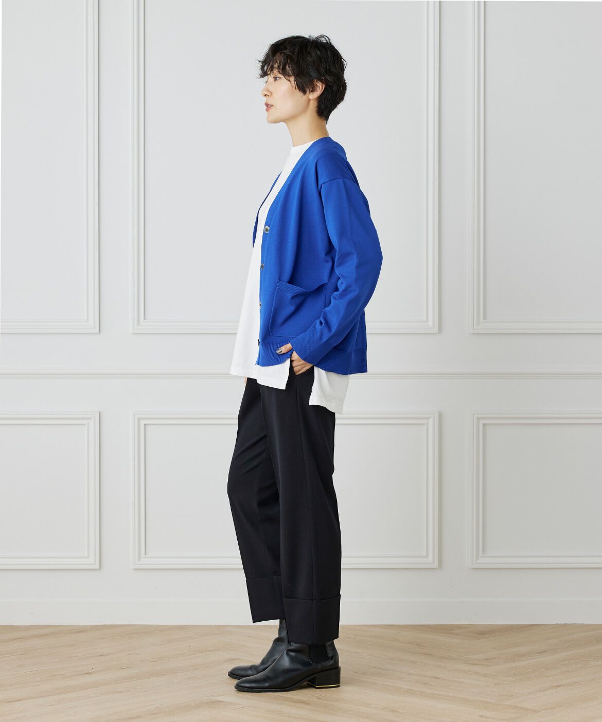 I.T.'S international「ウールライクロールアップテーパードパンツ」|その他|