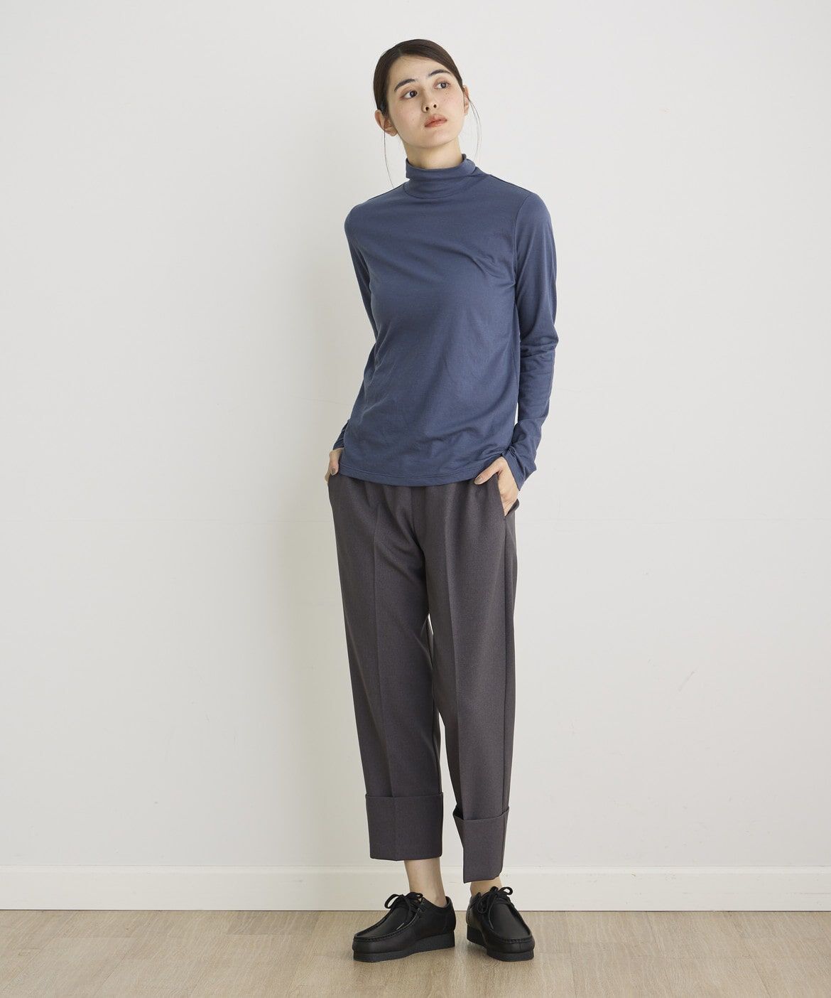 I.T.'S international「ウールライクロールアップテーパードパンツ」|その他|