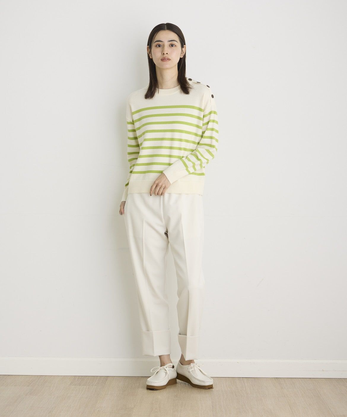 I.T.'S international「ウールライクロールアップテーパードパンツ」|その他|