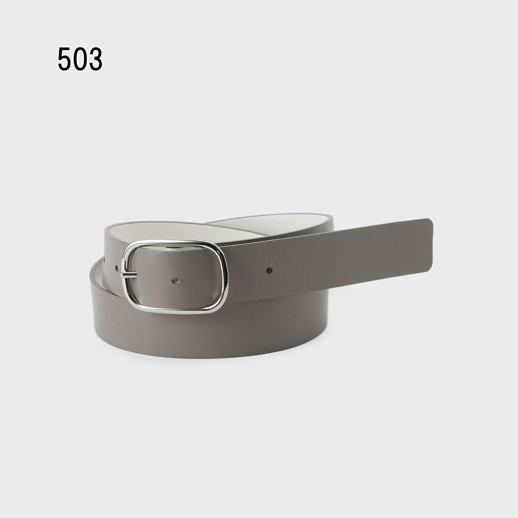 UNTITLED「【本革／リバーシブル】オーバルベルト30mm」|ベルト|