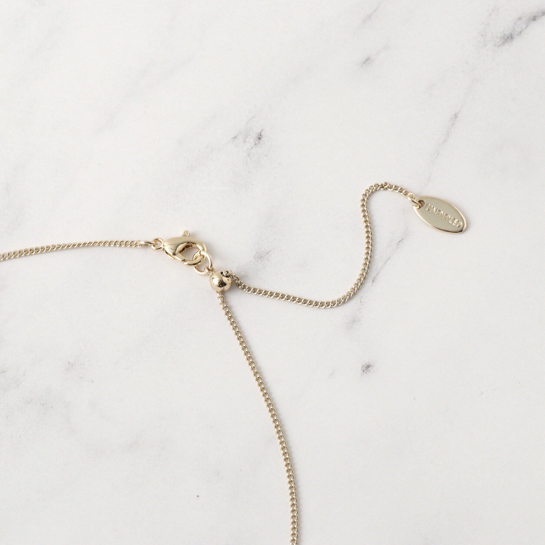 UNTITLED「トリプルワントップペンダント」|ネックレス|