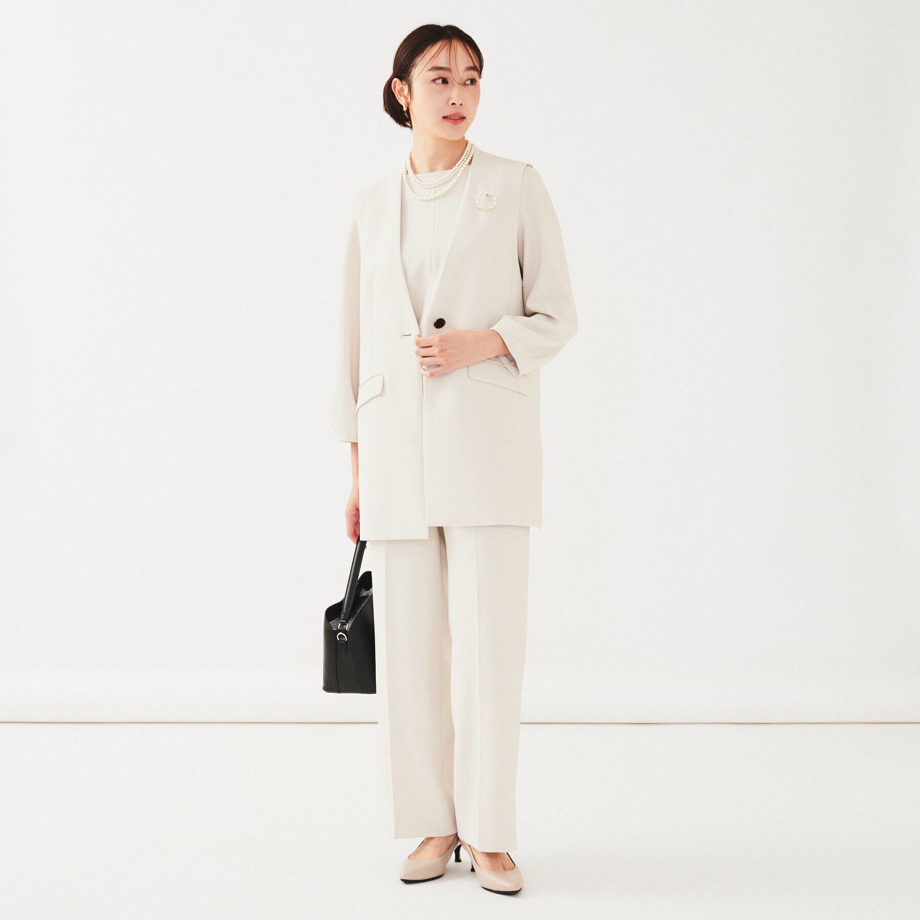 UNTITLED「【通勤スーツ】ワイドパンツ」|その他|