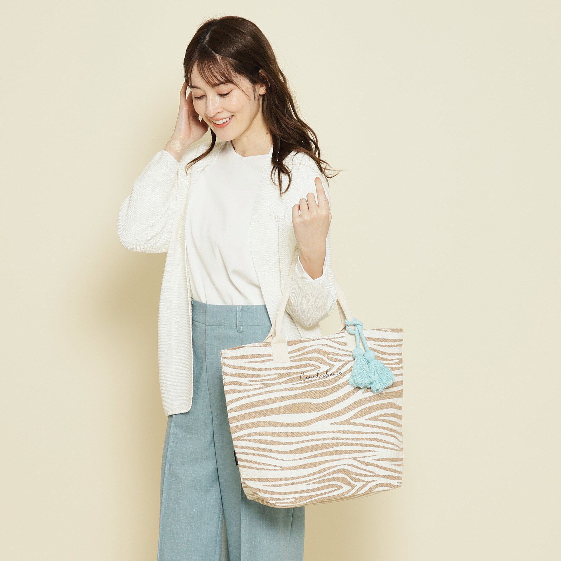 COUP DE CHANCE「天然素材・アニマルエコバッグ2」|トートバッグ|