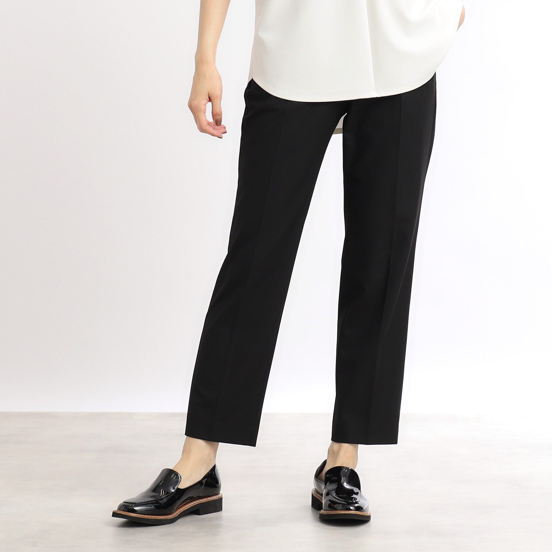 Reflect「【人気♪／WEB限定カラーあり／私のパンツ／手洗い可】テーパードパンツ」|その他|ブラック(019)