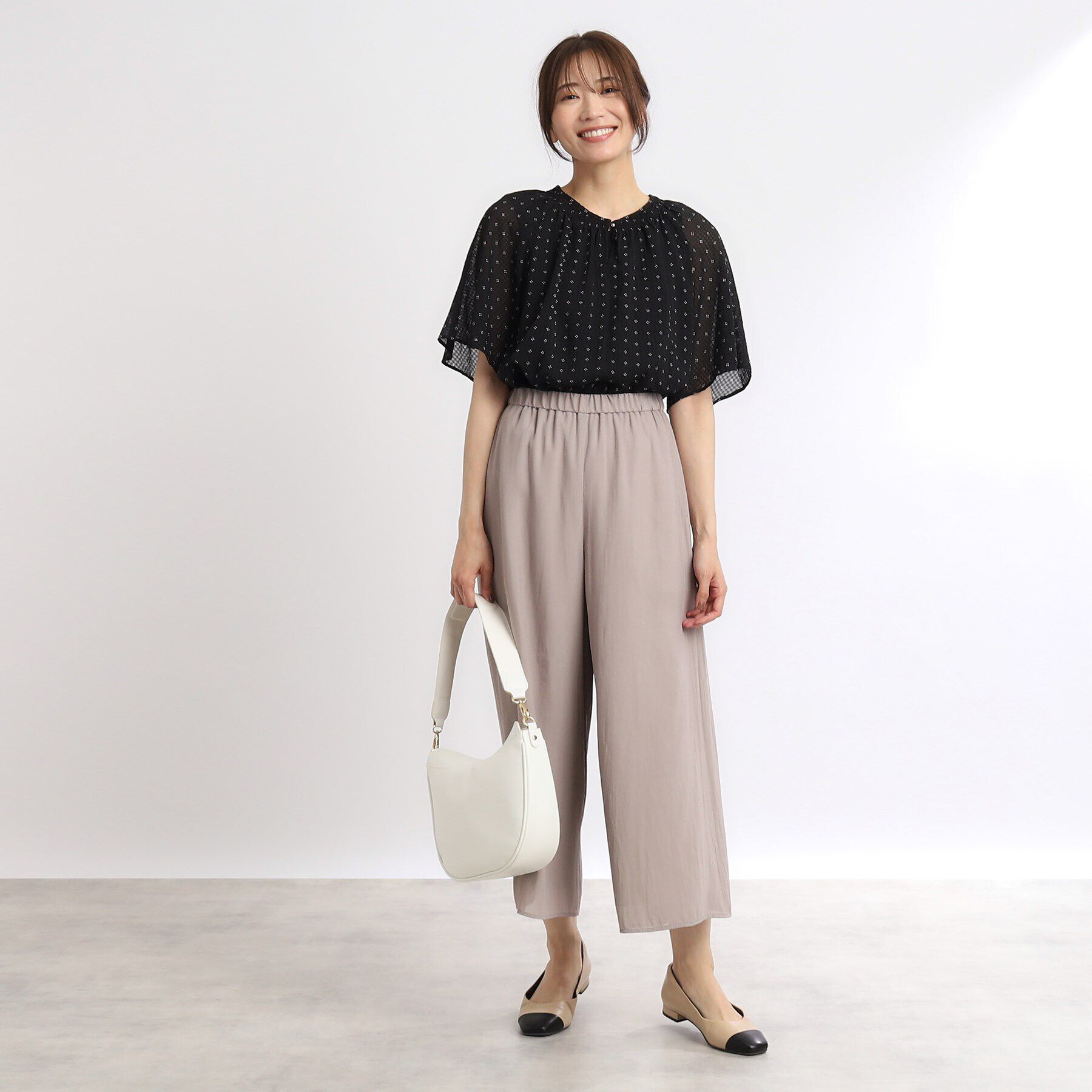 Reflect「【手洗い可】サッカープリントブラウス」|その他|