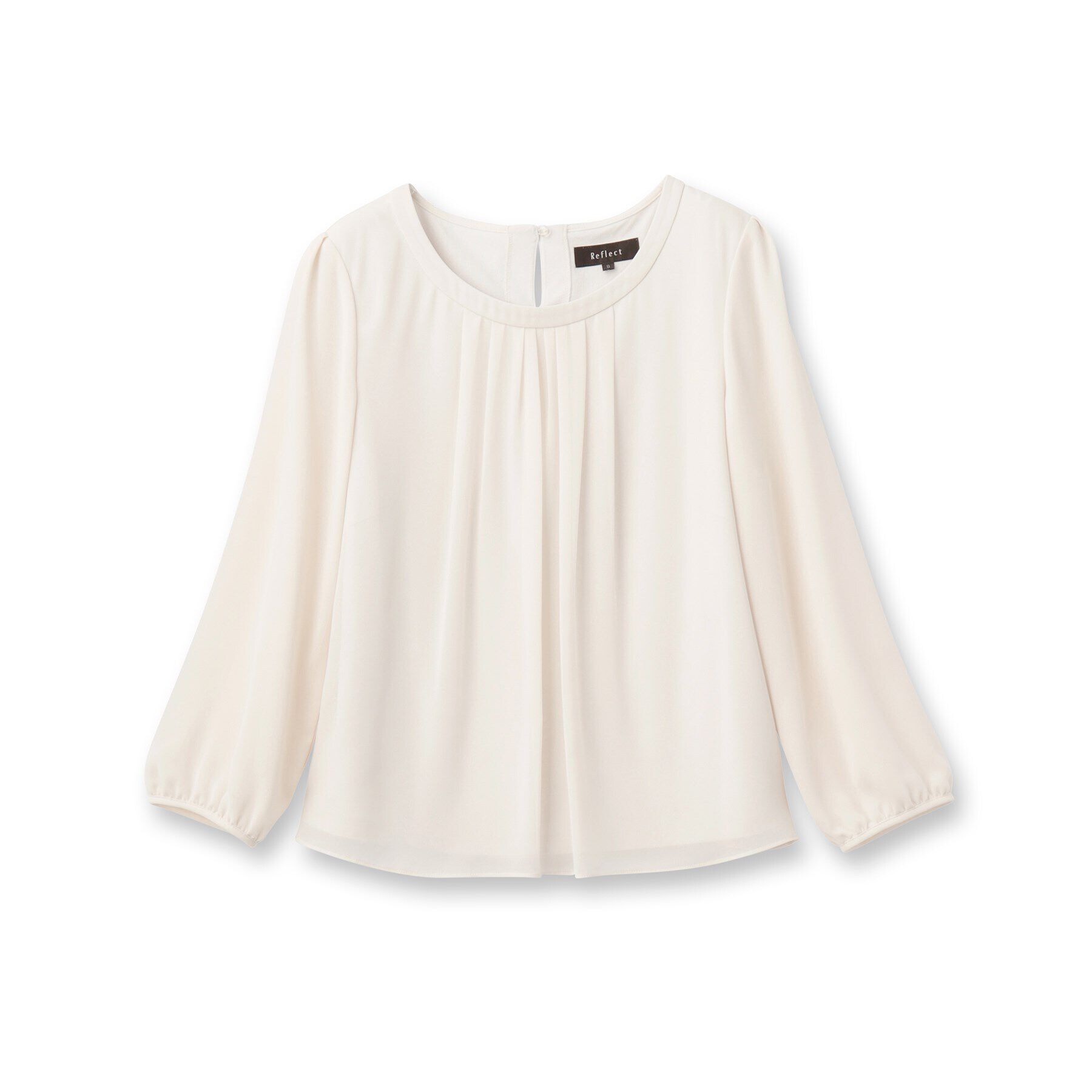 Reflect「【ジャケットのインナーにおすすめ】タックディティールブラウス」|シャツ・ブラウス|