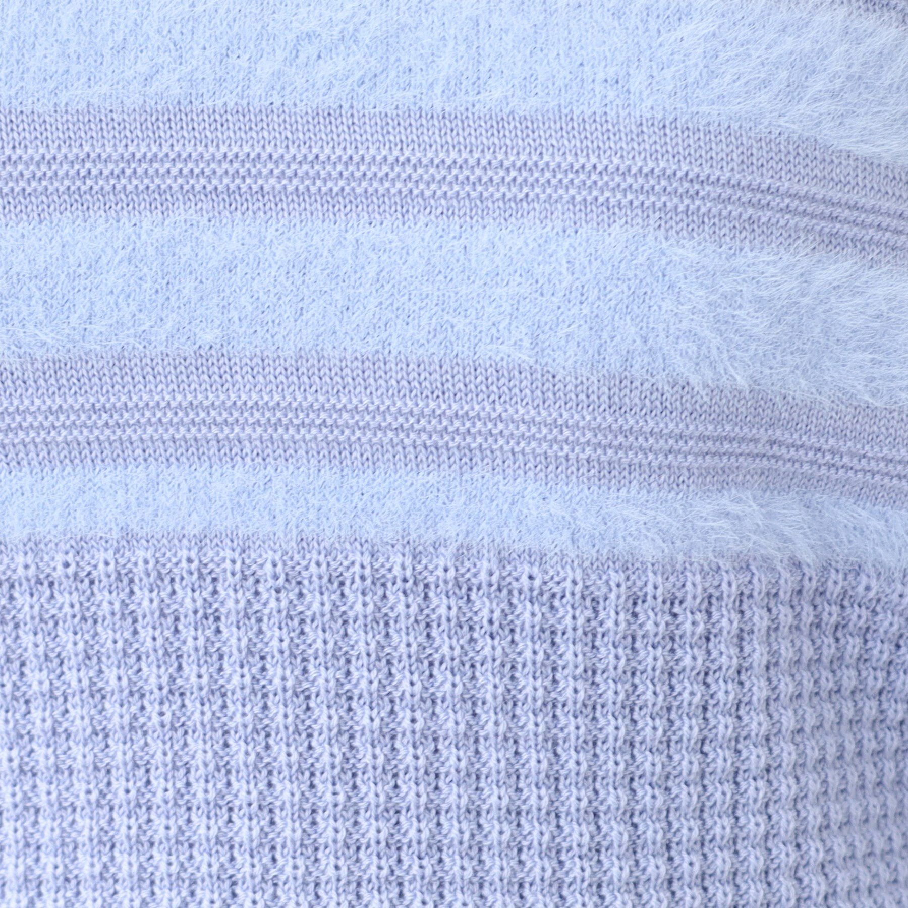 Reflect「【洗える】フェザーボーダーニット」|ニット・セーター|