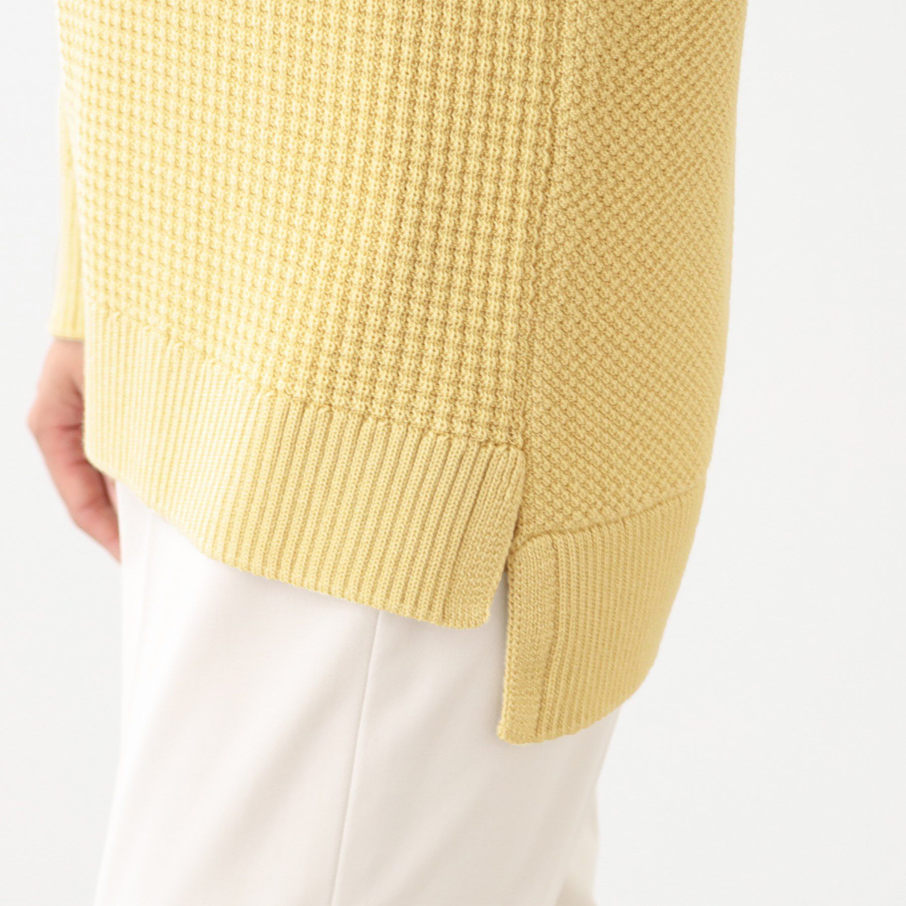 Reflect「【洗える】フェザーボーダーニット」|ニット・セーター|