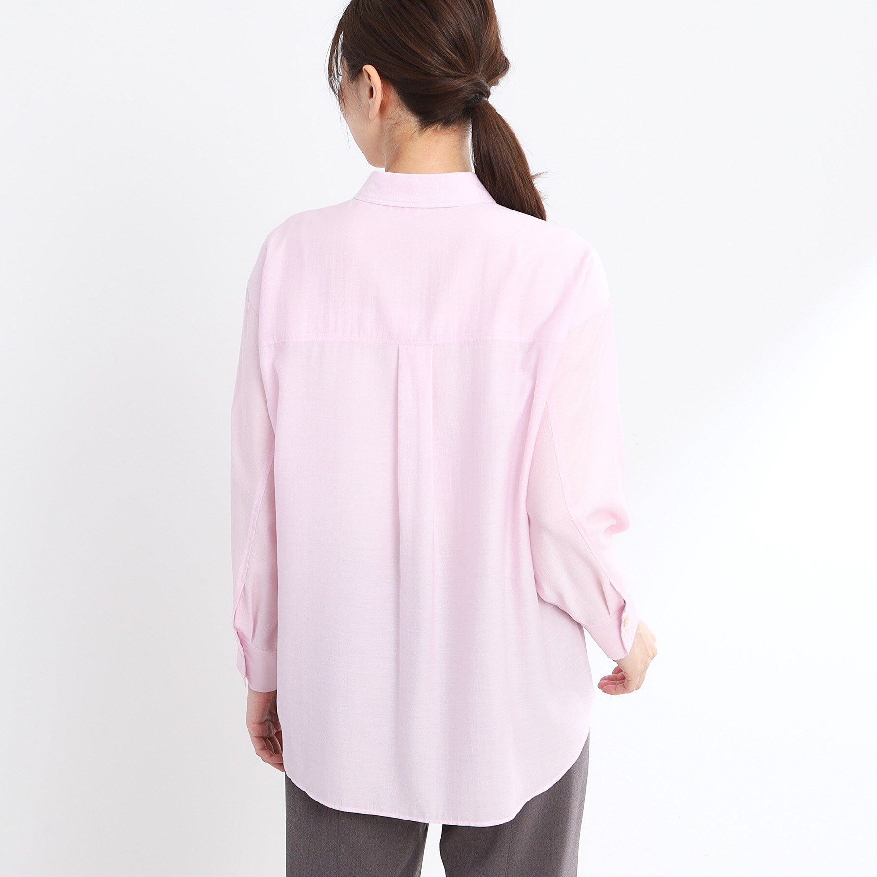 Reflect「【マシンウォッシュ可】3WAYシアーシャツブラウス」|シャツ・ブラウス|