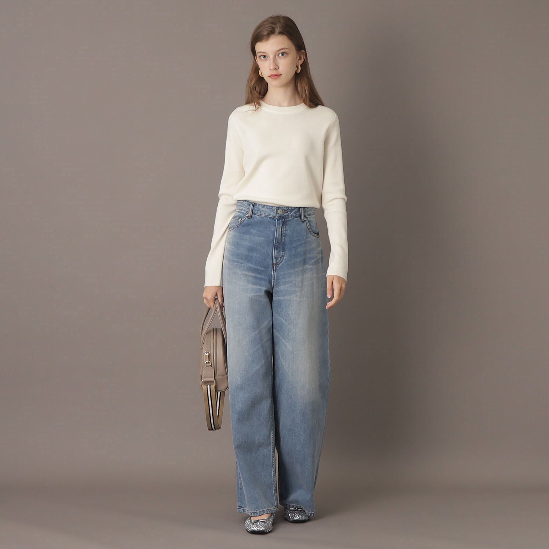 DRESSTERIOR「ストレッチフルニードルプルオーバーニット」|ニット・セーター|