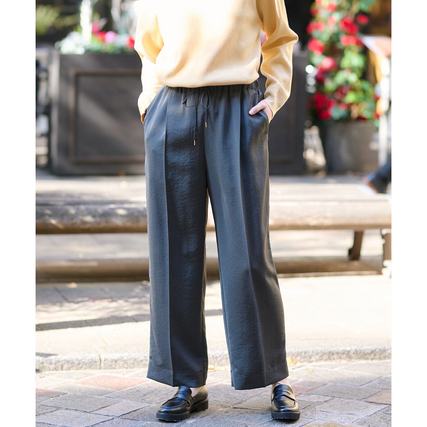 DRESSTERIOR「【リラックス/大人カジュアル】サテンイージーパンツ」|その他|