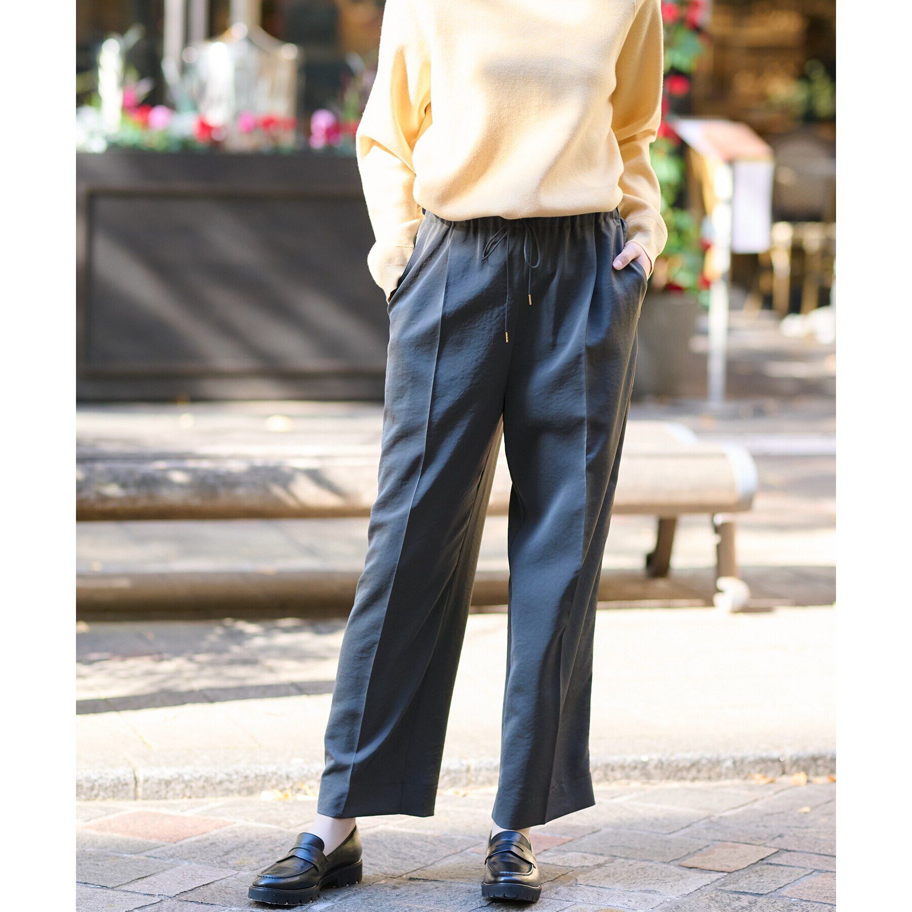 DRESSTERIOR「【リラックス/大人カジュアル】サテンイージーパンツ」|その他|