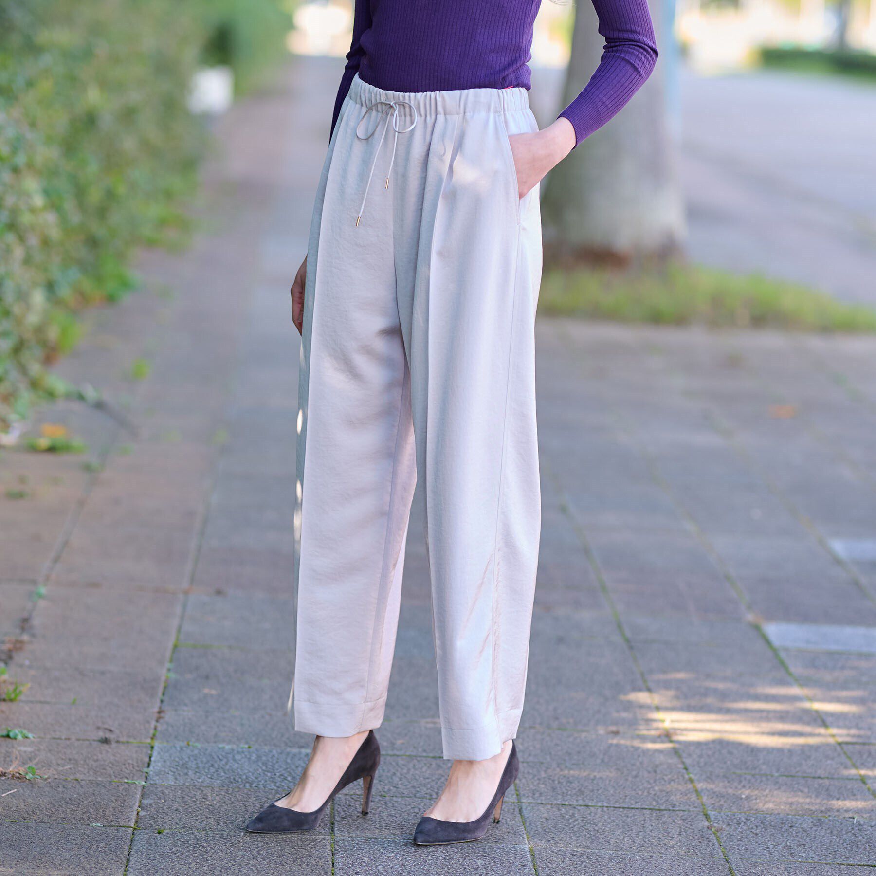 DRESSTERIOR「【リラックス/大人カジュアル】サテンイージーパンツ」|その他|