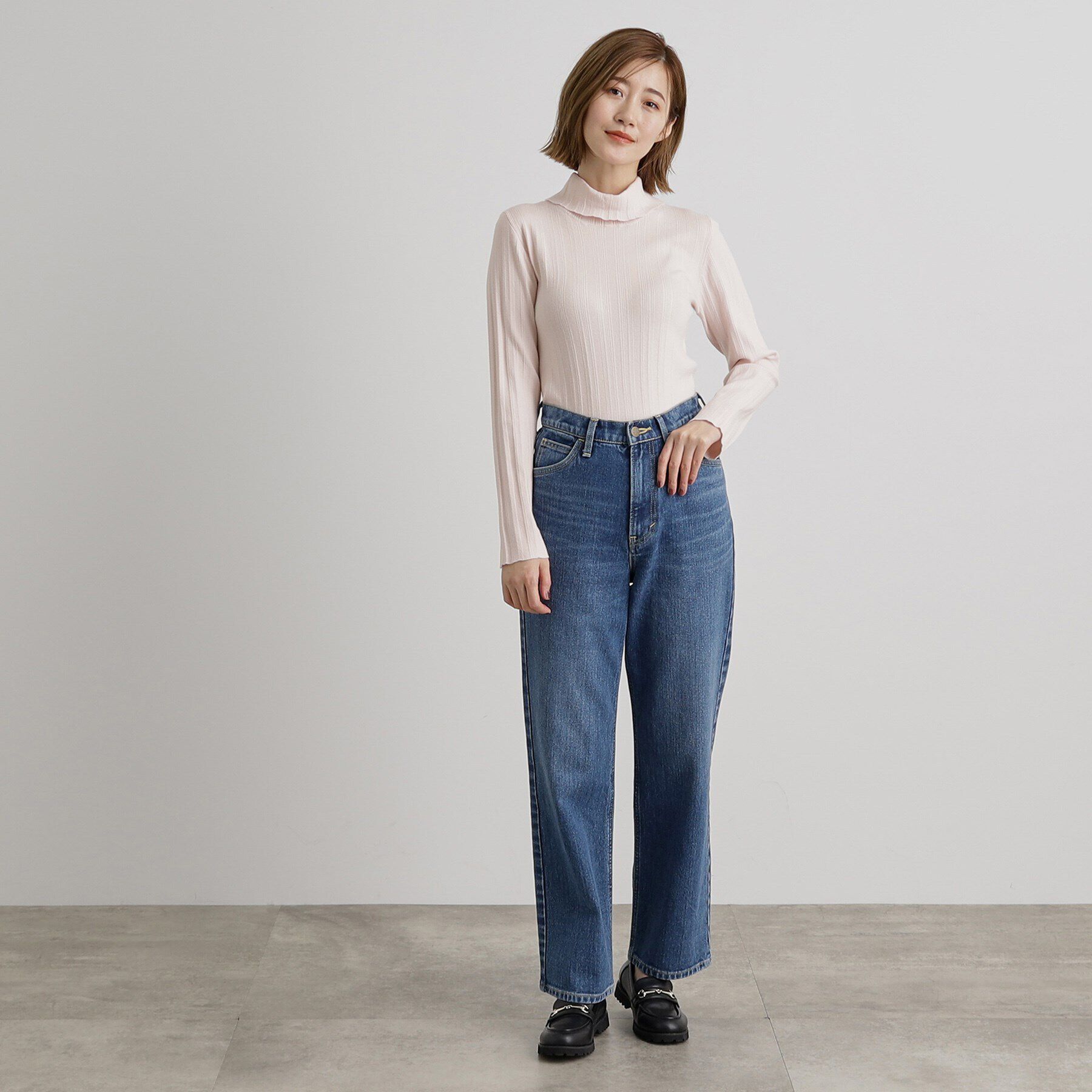 grove「【雑誌掲載】アンジェリーナランダムリブプルオーバー」|ニット・セーター|