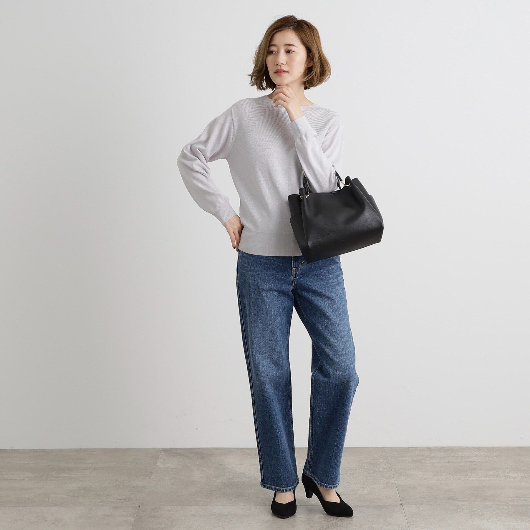 grove「メタルハンドル2WAYトート」|トートバッグ|