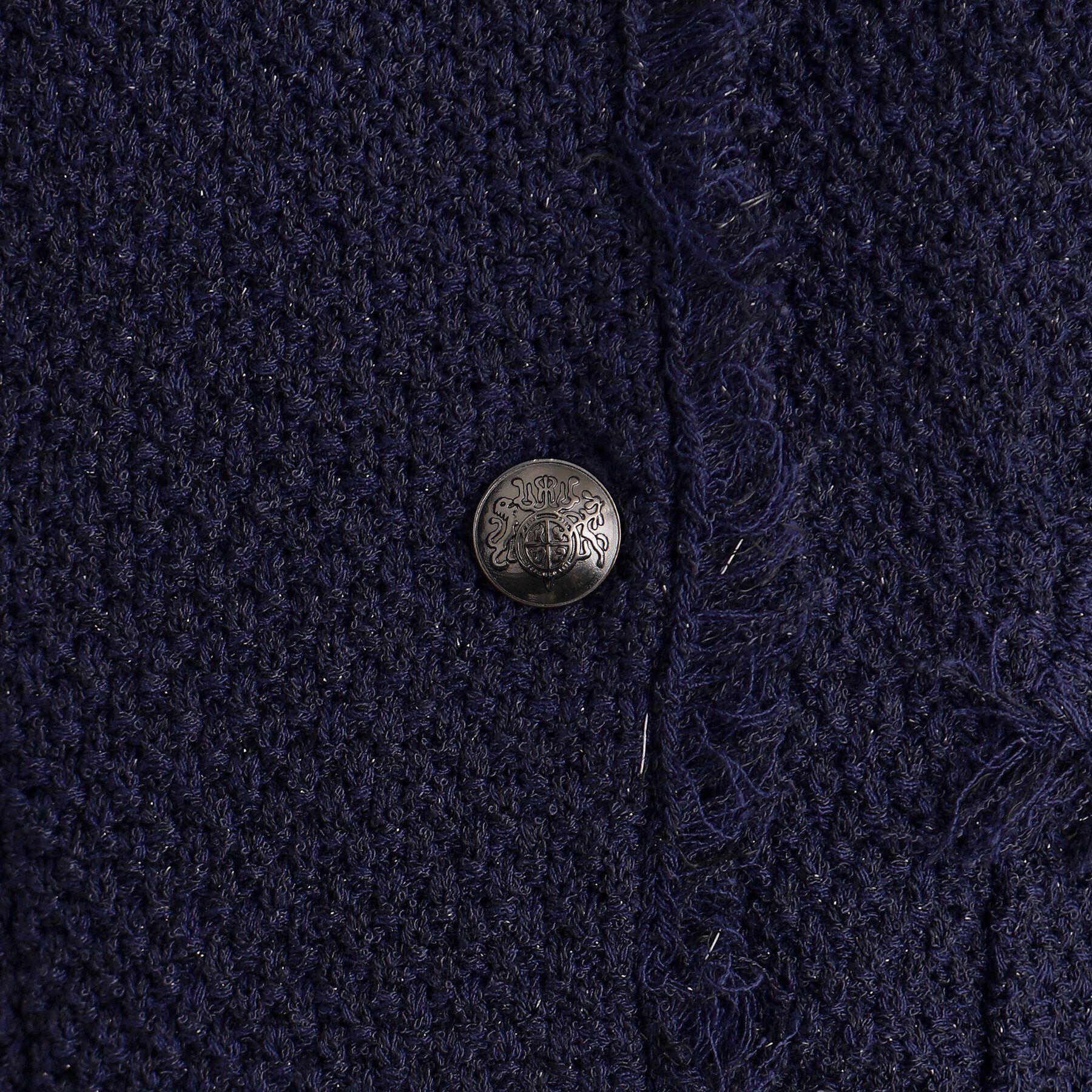 grove「ツイードニットジャケット」|ノーカラージャケット|