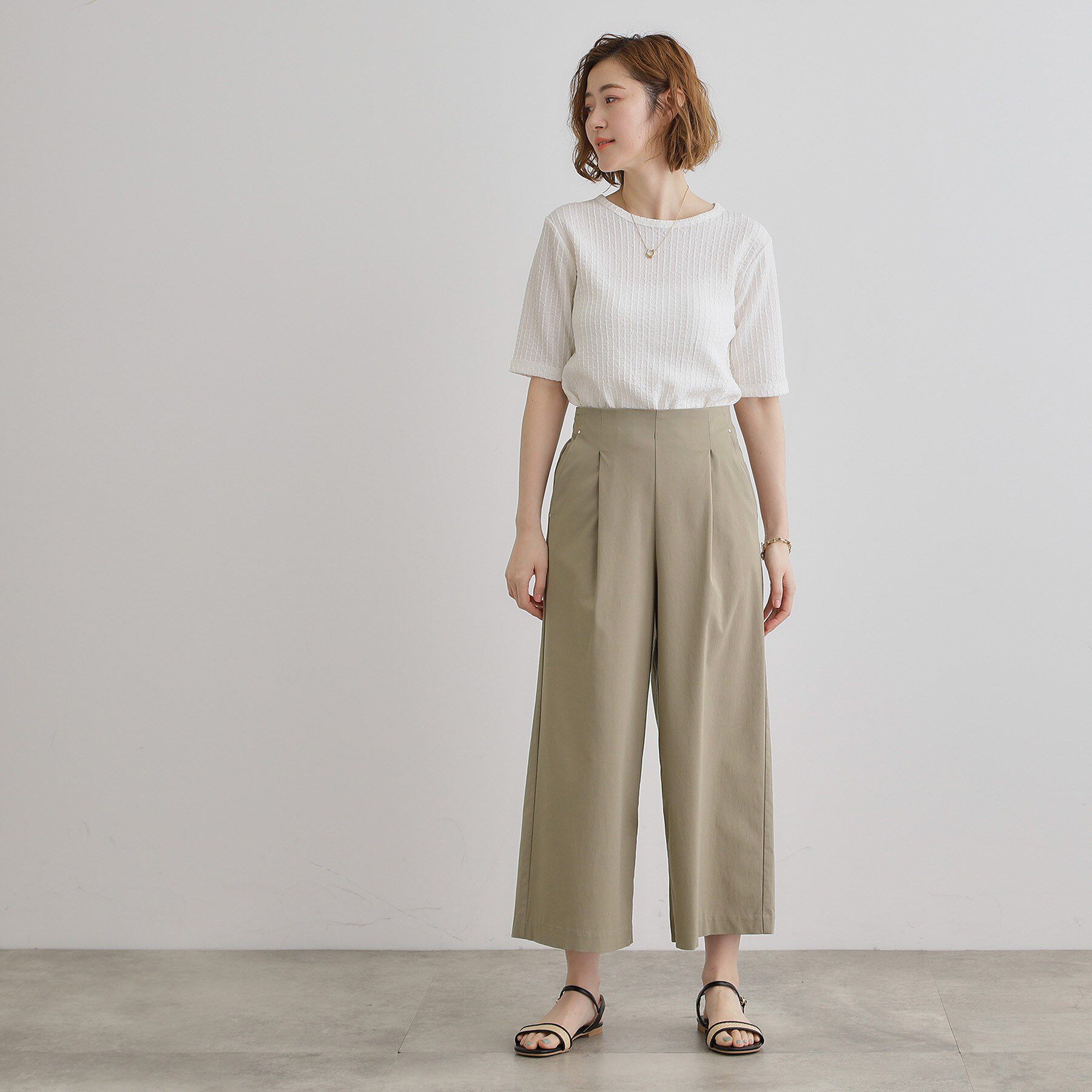 grove「【冷感】サマーハイパーストレッチワイドパンツ」|その他|