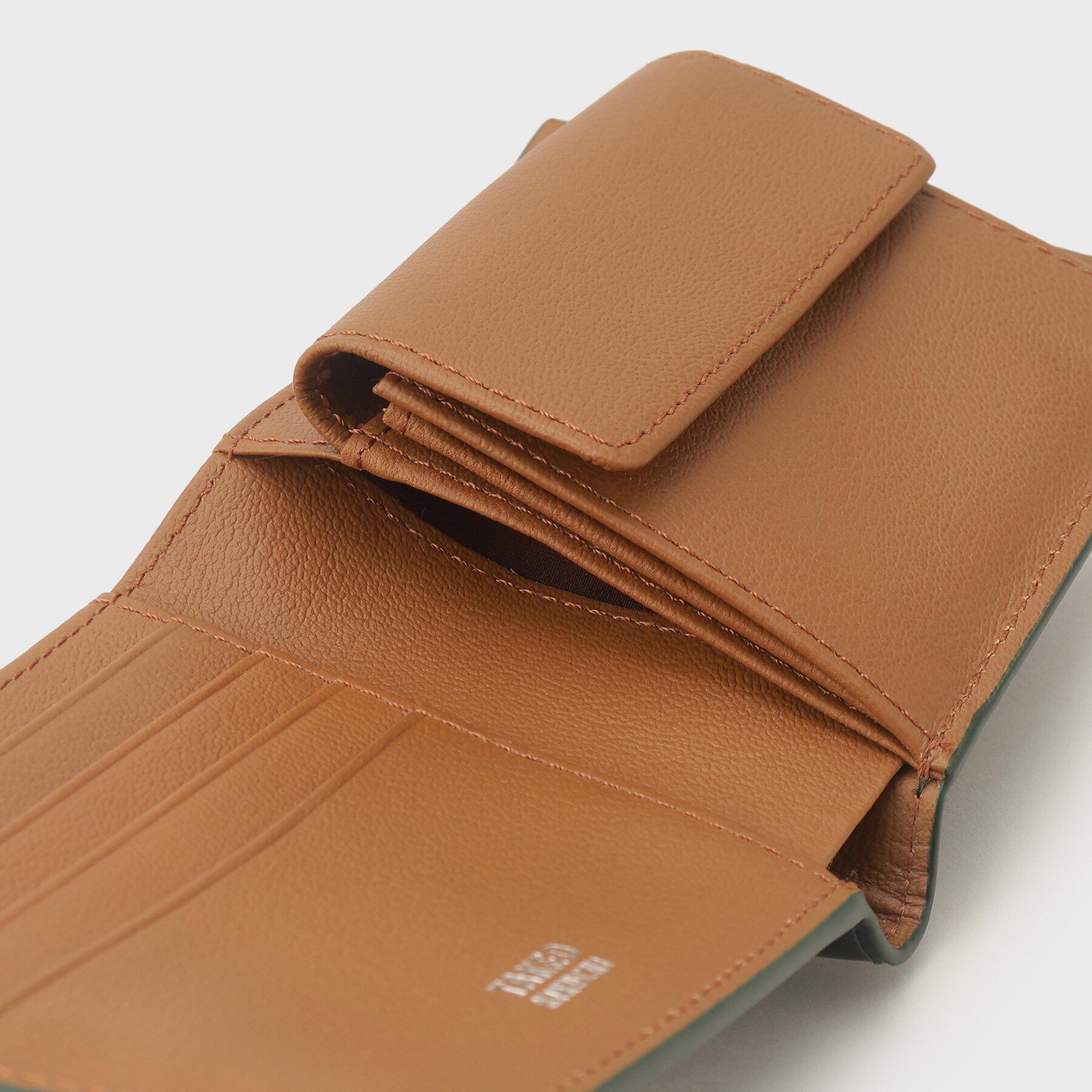 TAKEO KIKUCHI「ヘビタンレザー 2つ折り財布」|財布|