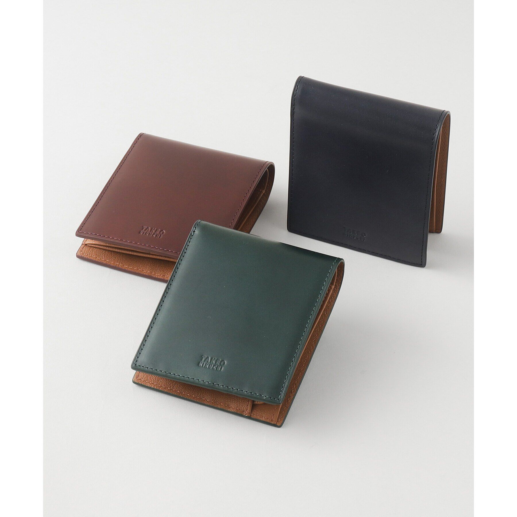 TAKEO KIKUCHI「ヘビタンレザー 2つ折り財布」|財布|