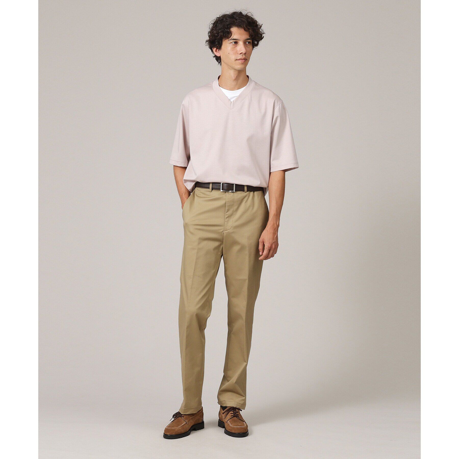 TAKEO KIKUCHI「【Made in JAPAN】フリコバックル ドレス レザーベルト」|ベルト|