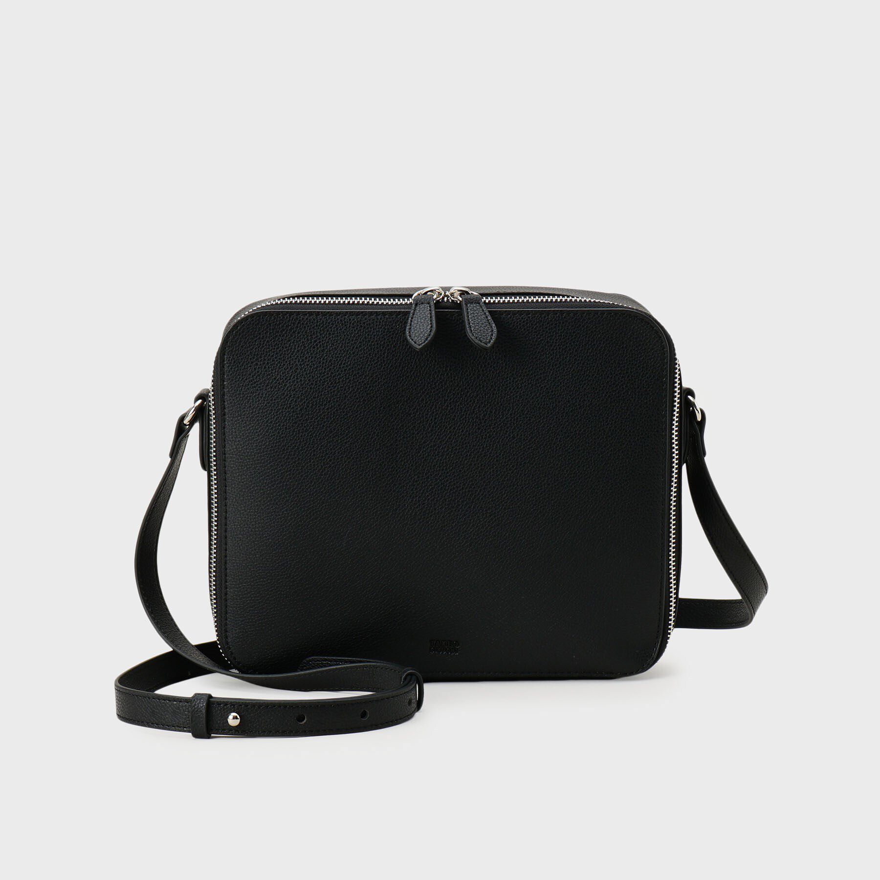 TAKEO KIKUCHI「マイクロファイバー ボックスショルダー バッグ」|ショルダー・メッセンジャー|ブラック(019)