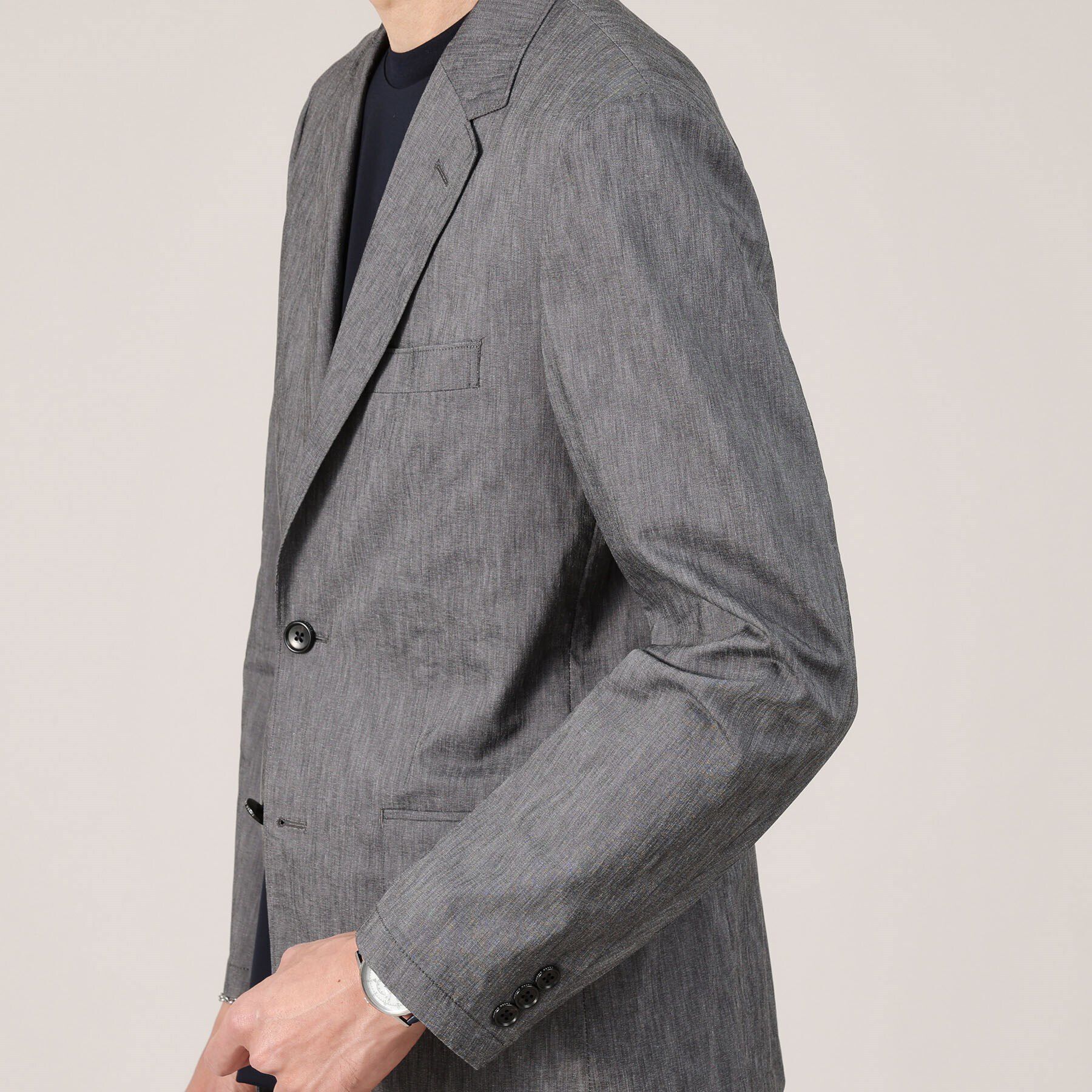 TAKEO KIKUCHI「【360&deg;ストレッチ／セットアップ対応】None Of Stress リネンジャケット」|テーラードジャケット|