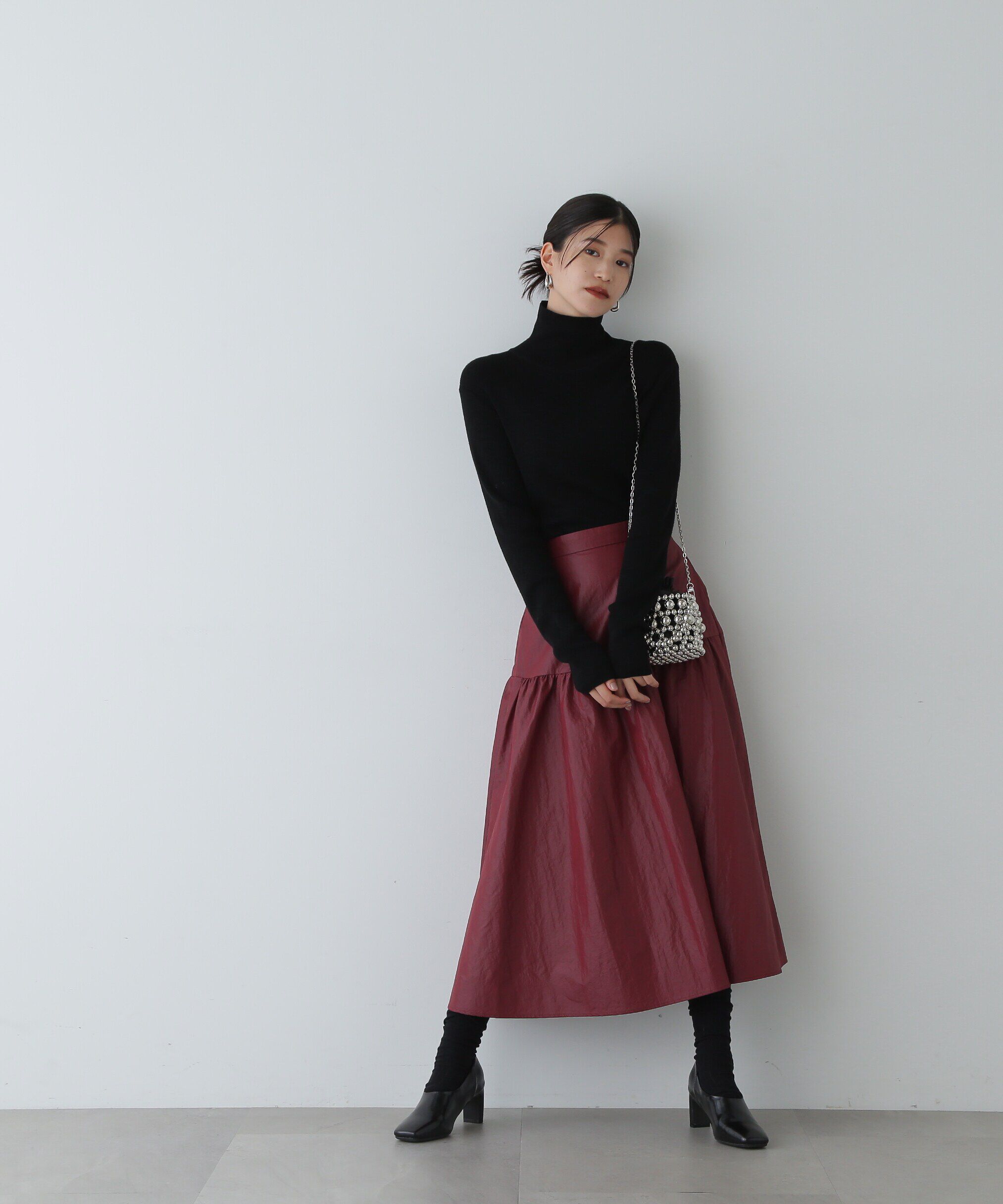  「ウール混ハイネックニット」|ニット・セーター|