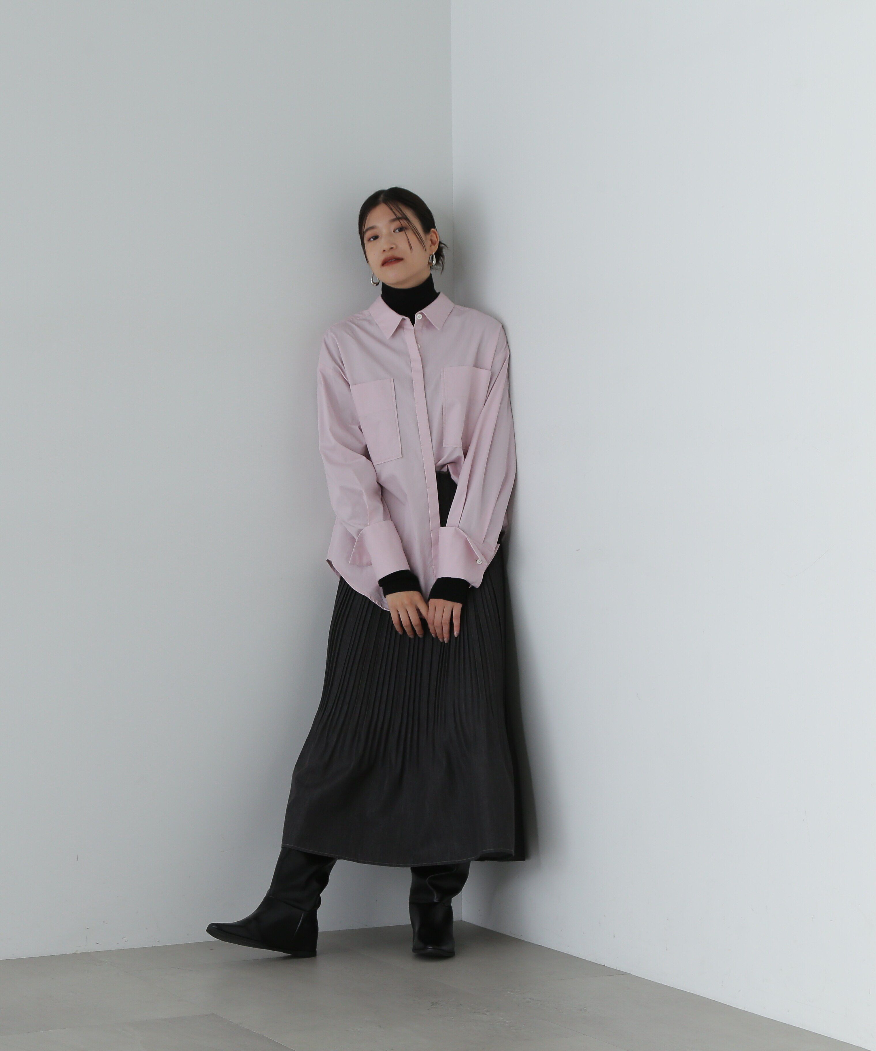  「ウール混ハイネックニット」|ニット・セーター|