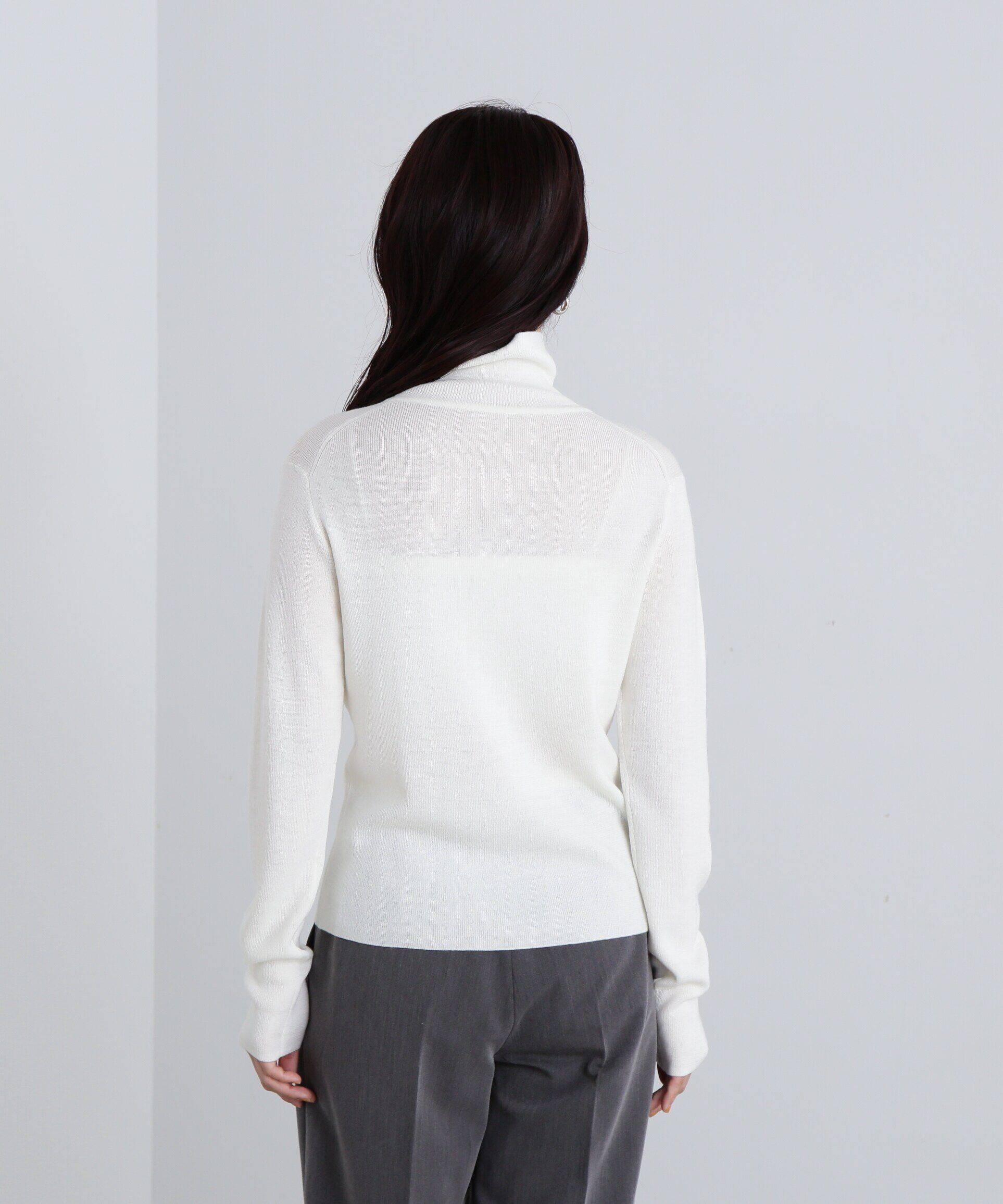  「ウール混ハイネックニット」|ニット・セーター|