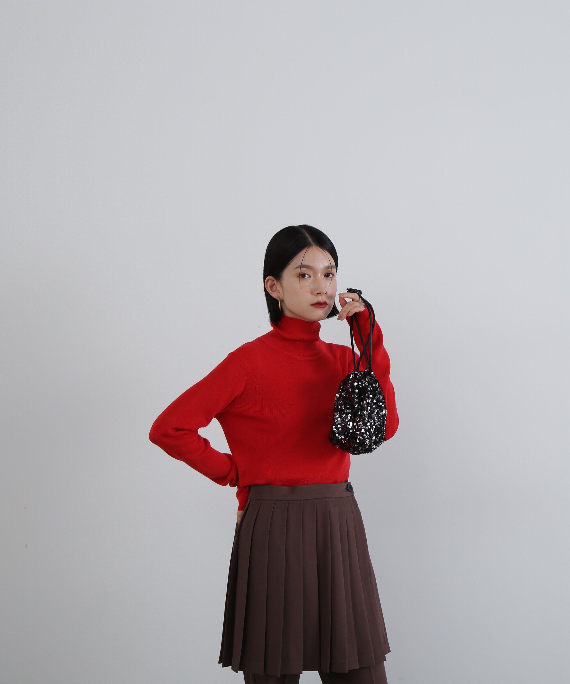  「ウール混ハイネックニット」|ニット・セーター|