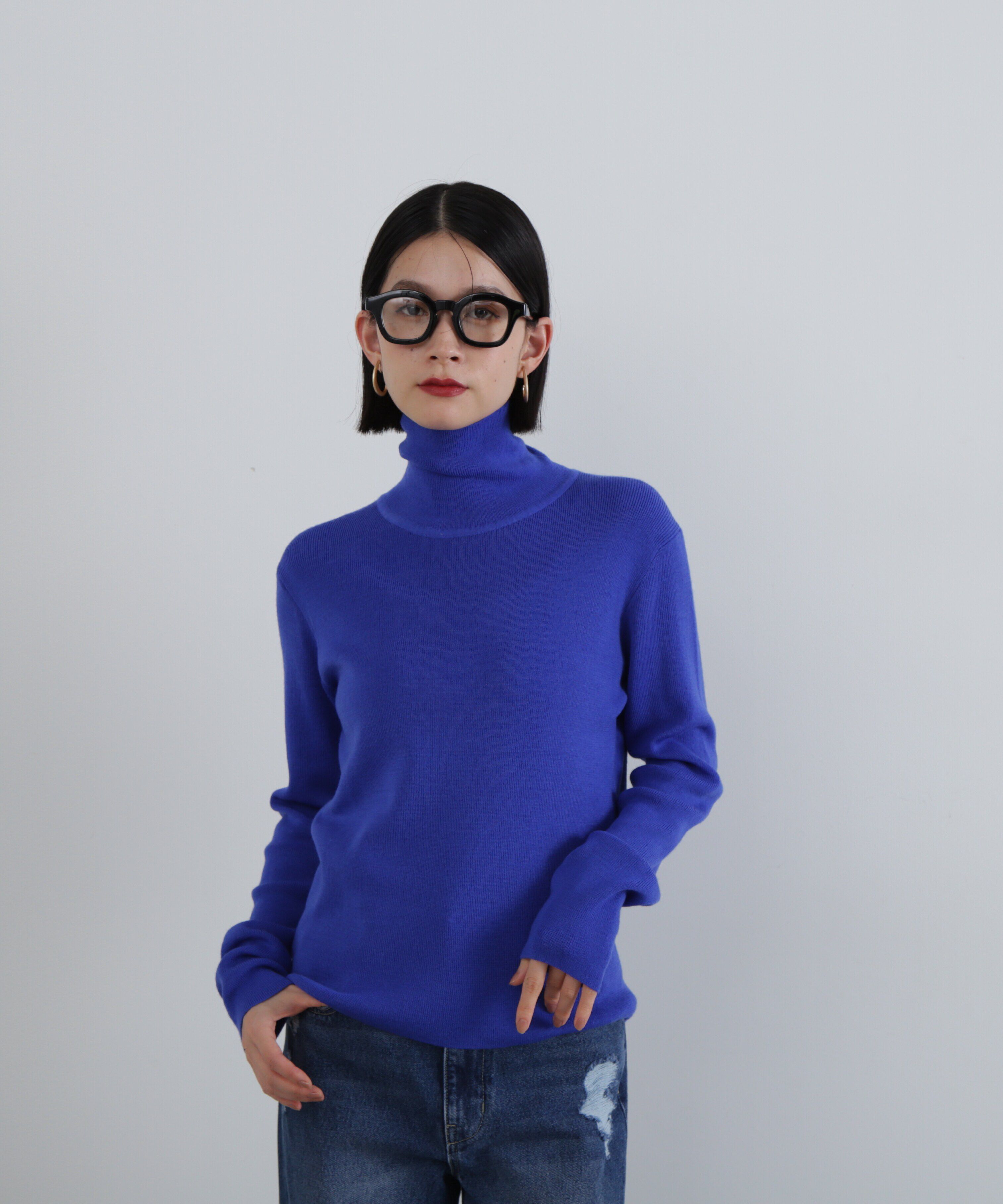  「ウール混ハイネックニット」|ニット・セーター|