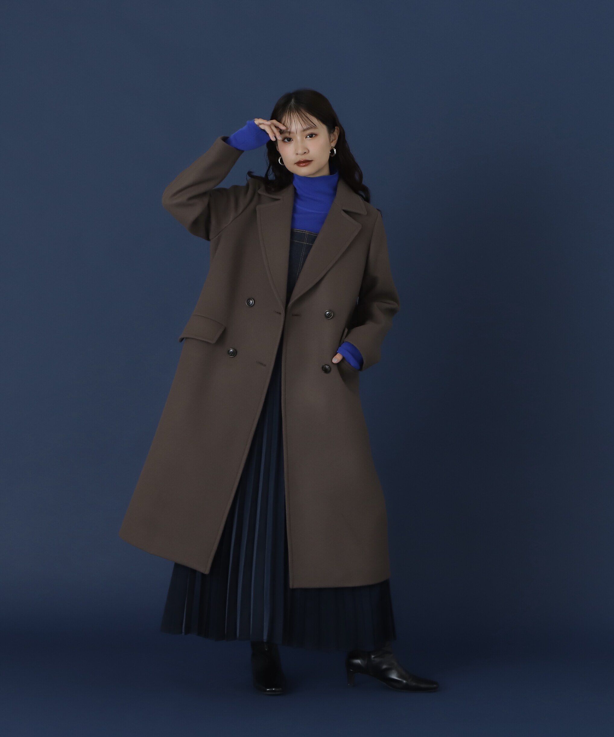  「ウール混ハイネックニット」|ニット・セーター|