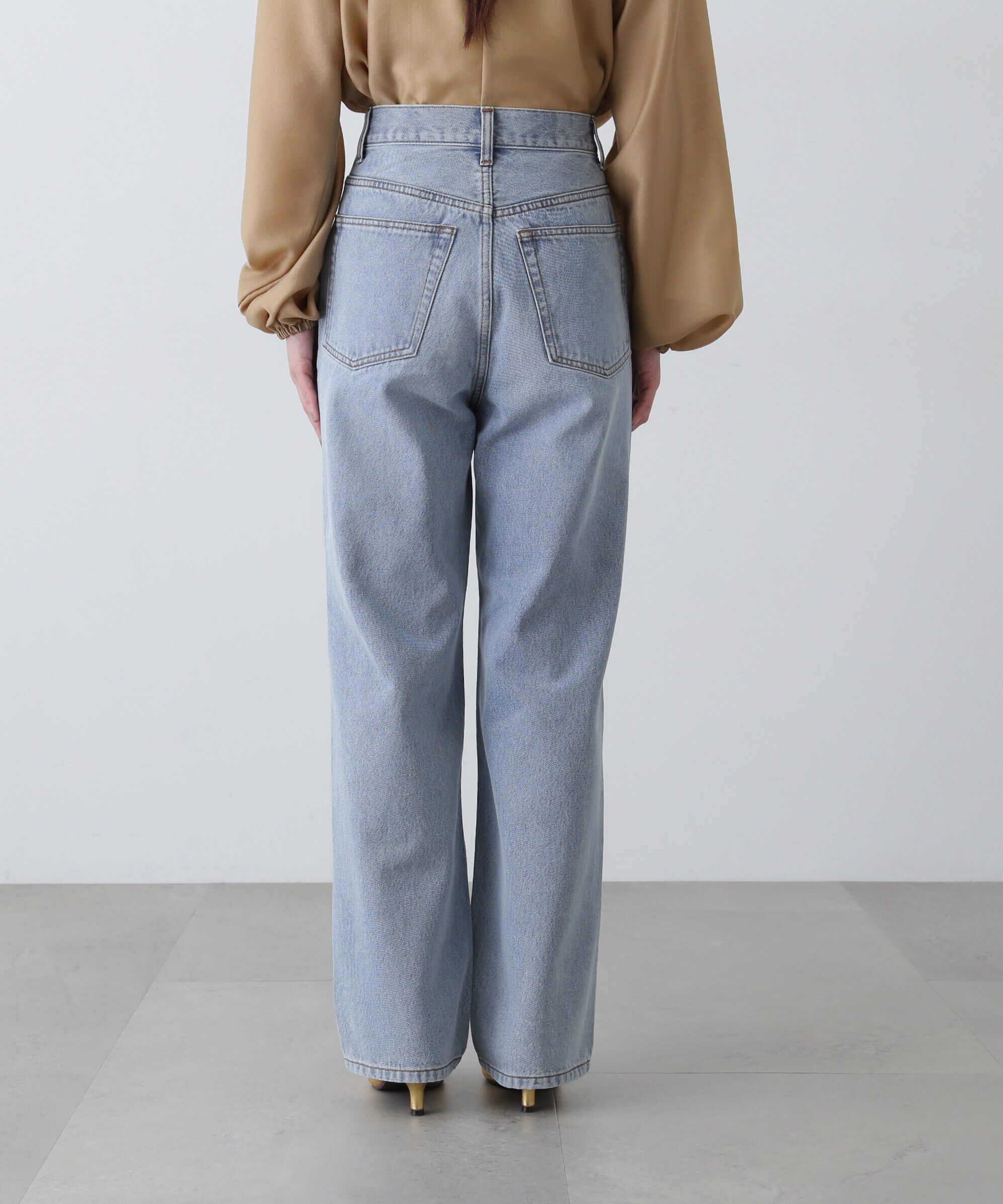  「ハイライズストレートデニムパンツ」|その他|