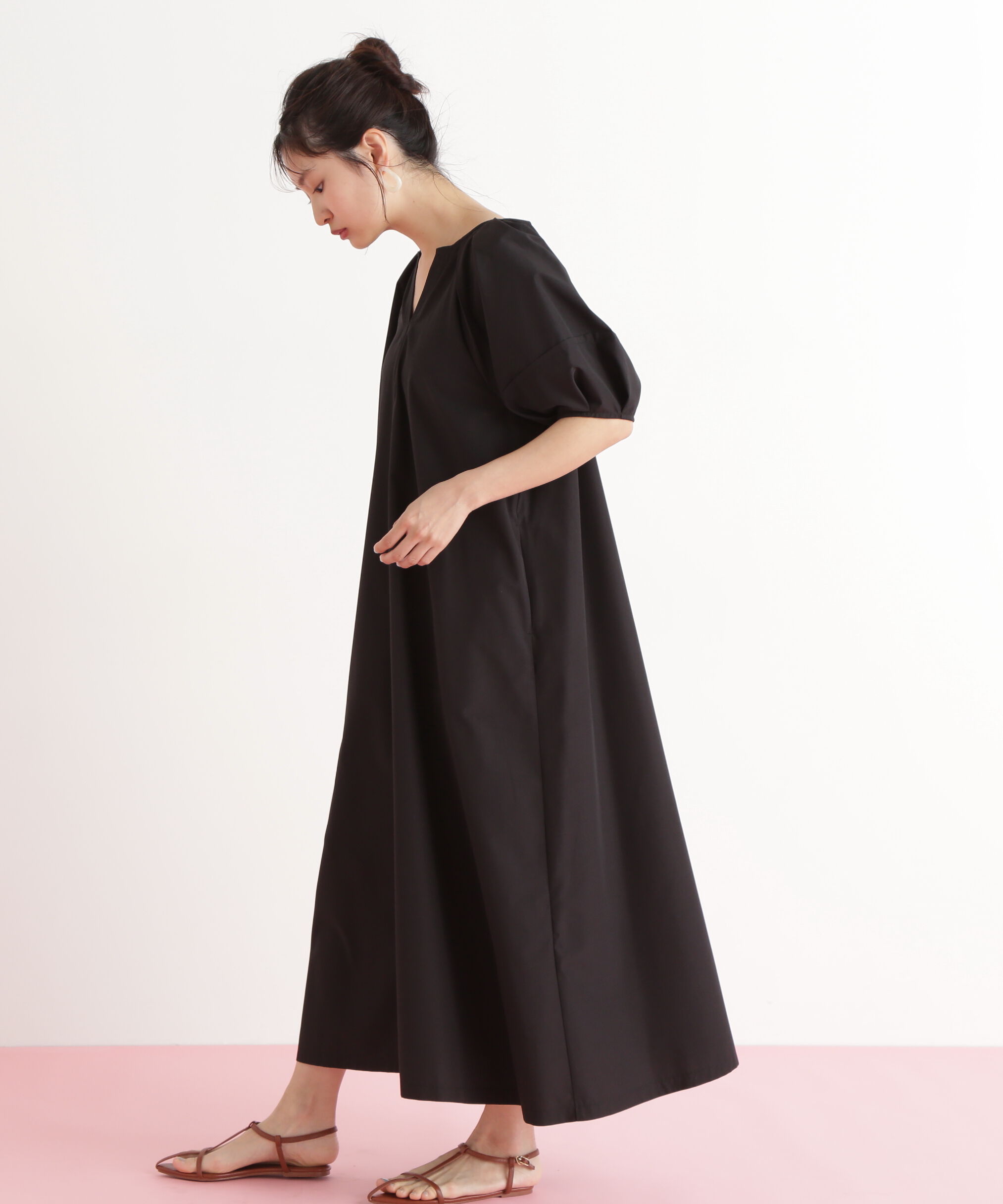  「タックスリーブワンピース」|ワンピース|