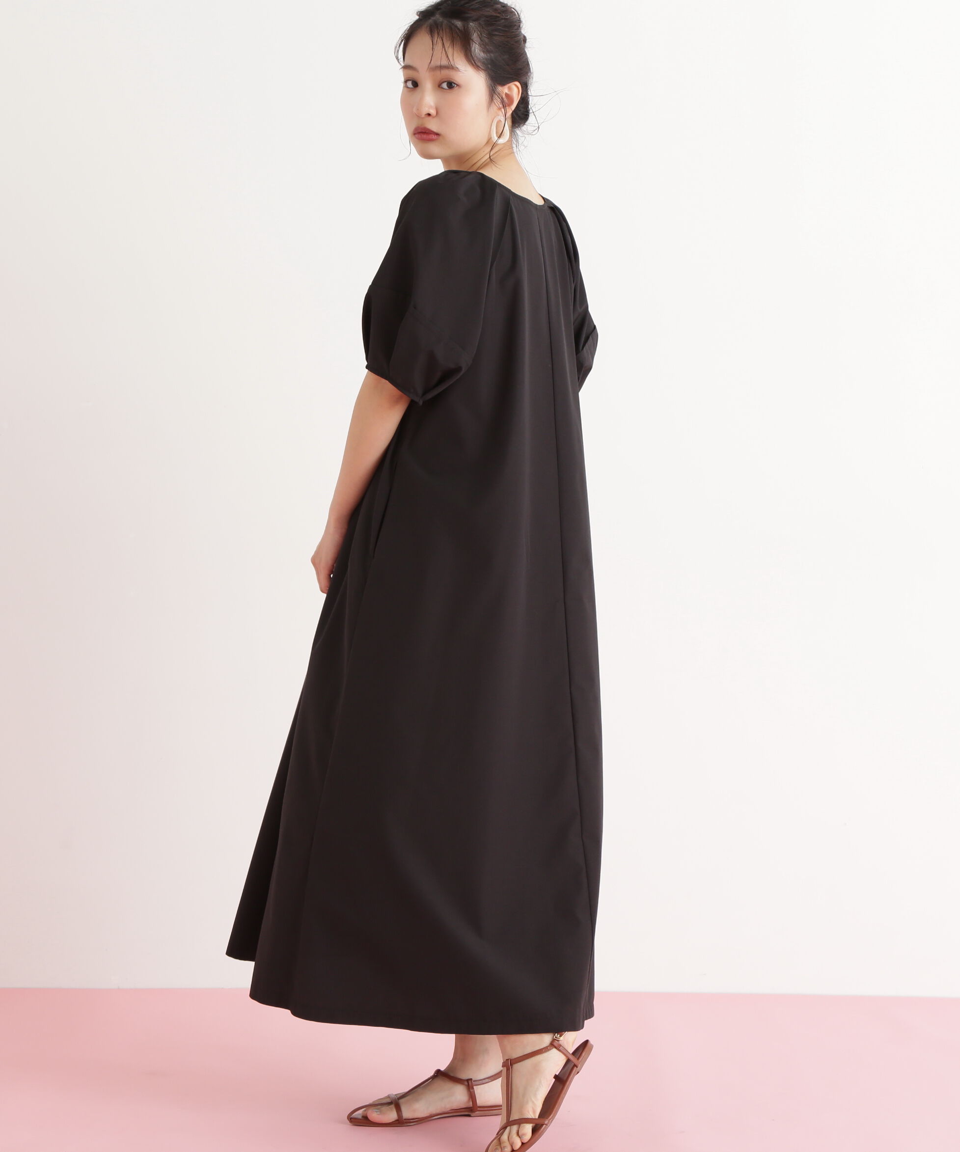  「タックスリーブワンピース」|ワンピース|