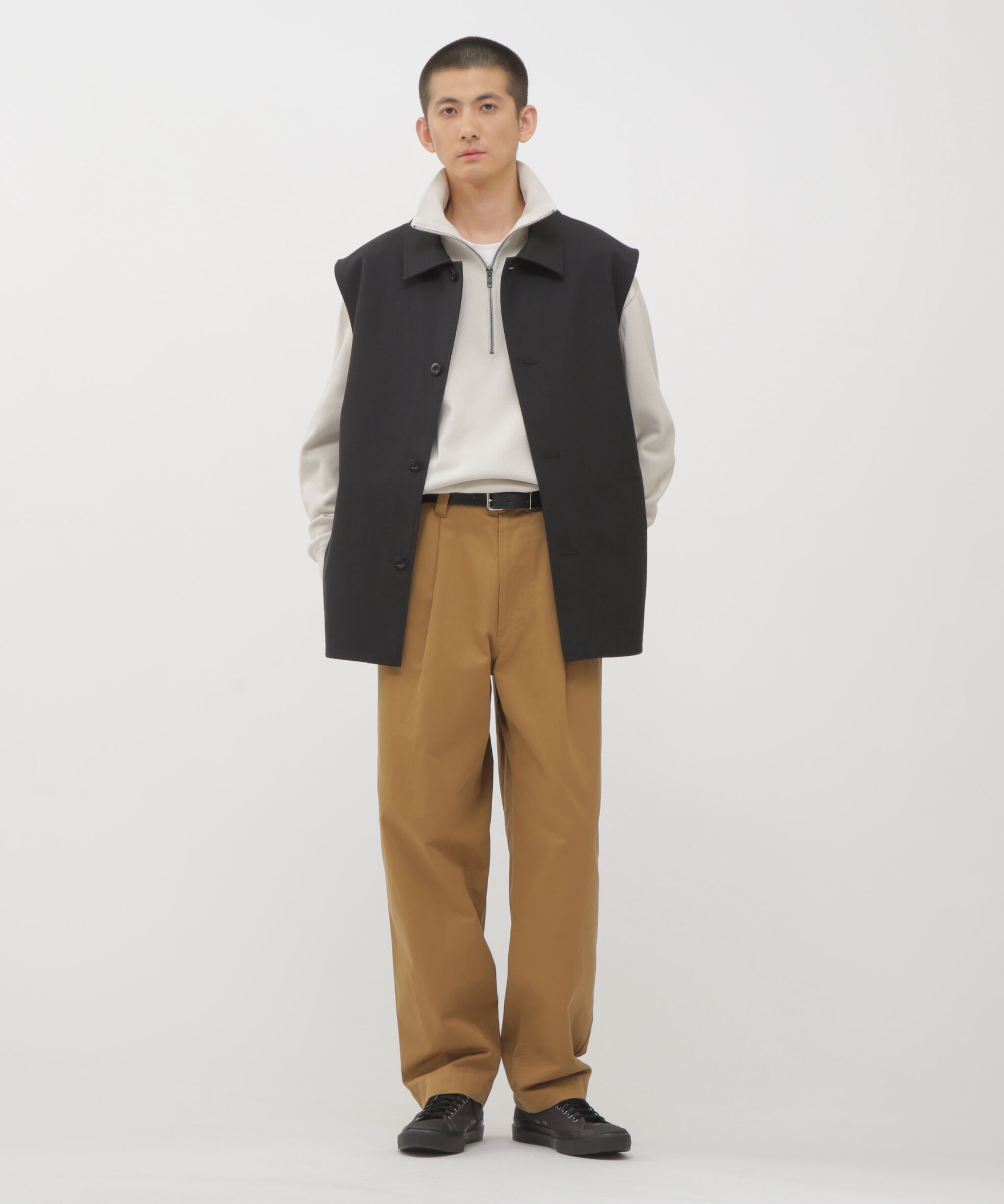 MHL.「WASHED CHINO COTTON TROUSERS」|その他|TAN1