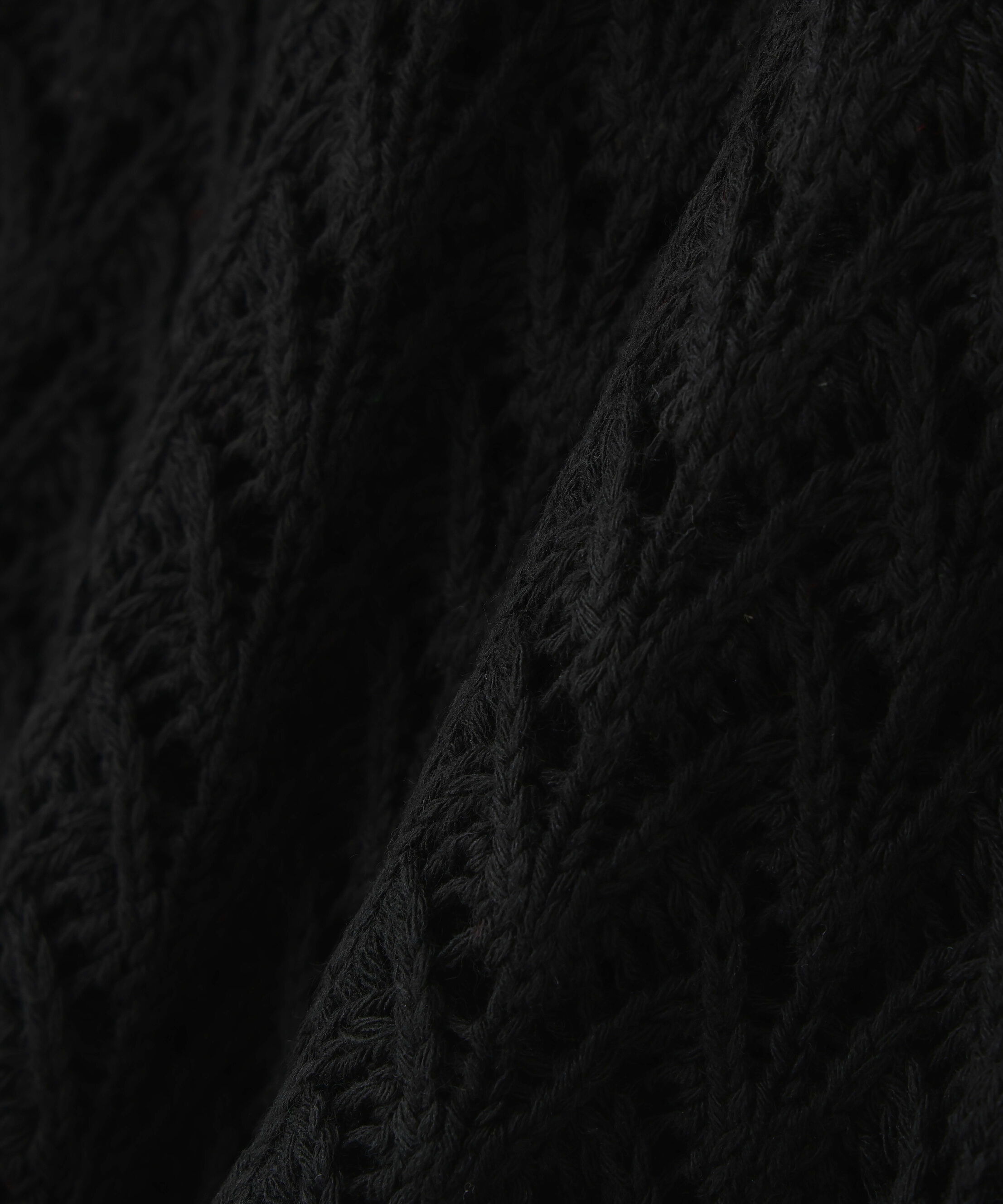  「透かし編みフリルニット」|ニット・セーター|