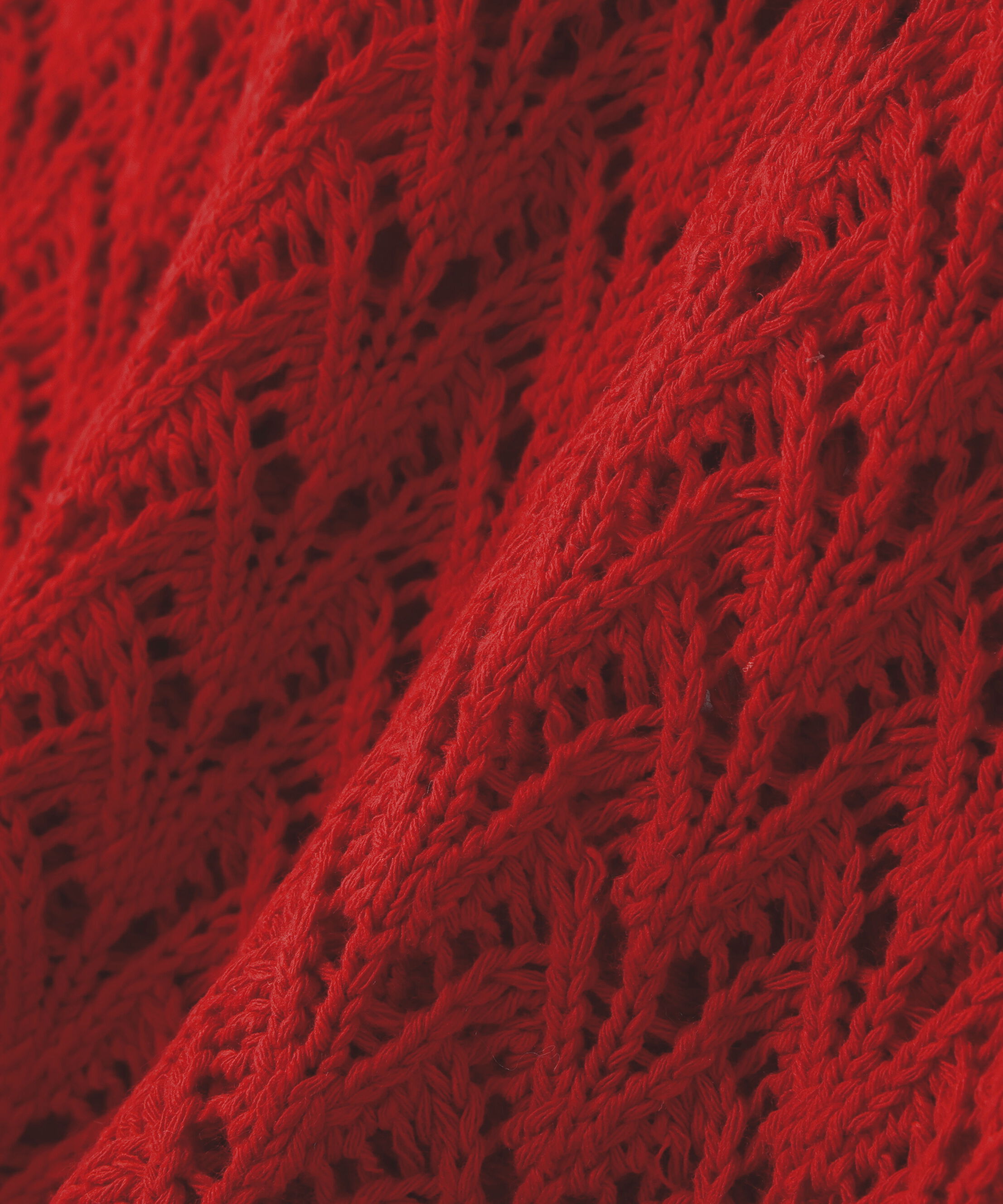  「透かし編みフリルニット」|ニット・セーター|