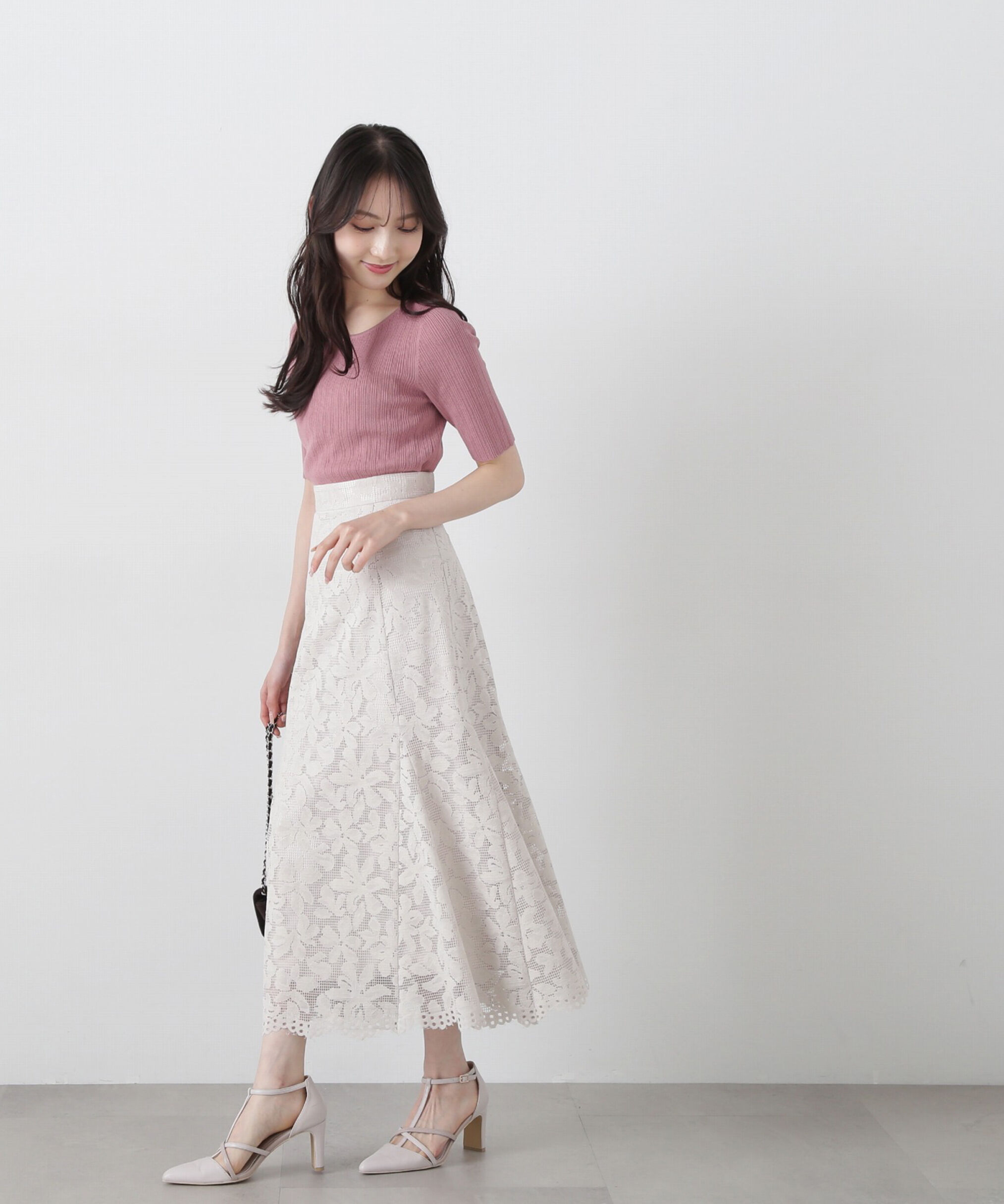 PROPORTION BODY DRESSING「チョーカー付リブニット」|ニット・セーター|