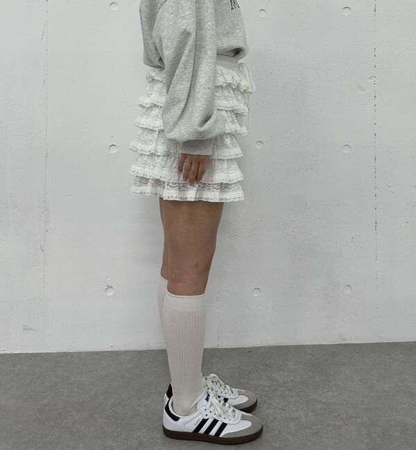 archives「フリルカットレーススカパン」|スカート|