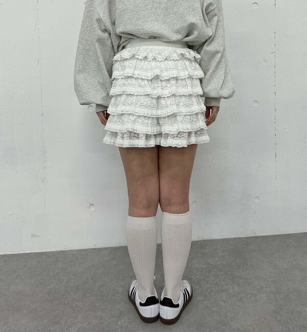 archives「フリルカットレーススカパン」|スカート|