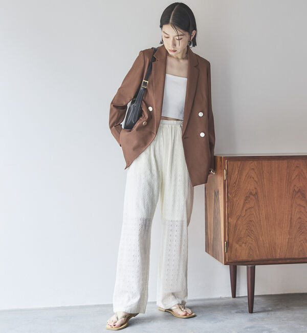 Doux archives「カットレースパンツ」|チノ|