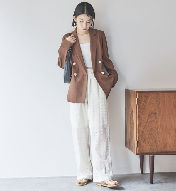 Doux archives「カットレースパンツ」|チノ|