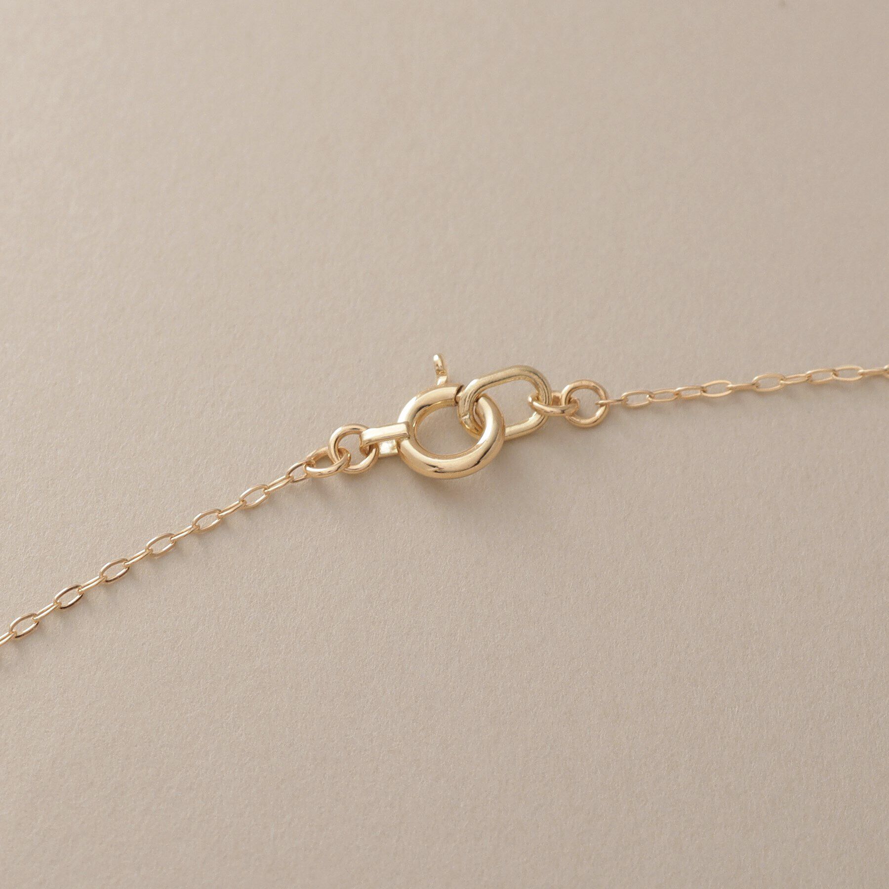 COCOSHNIK「K18ダブルサークル ネックレス」|ネックレス|