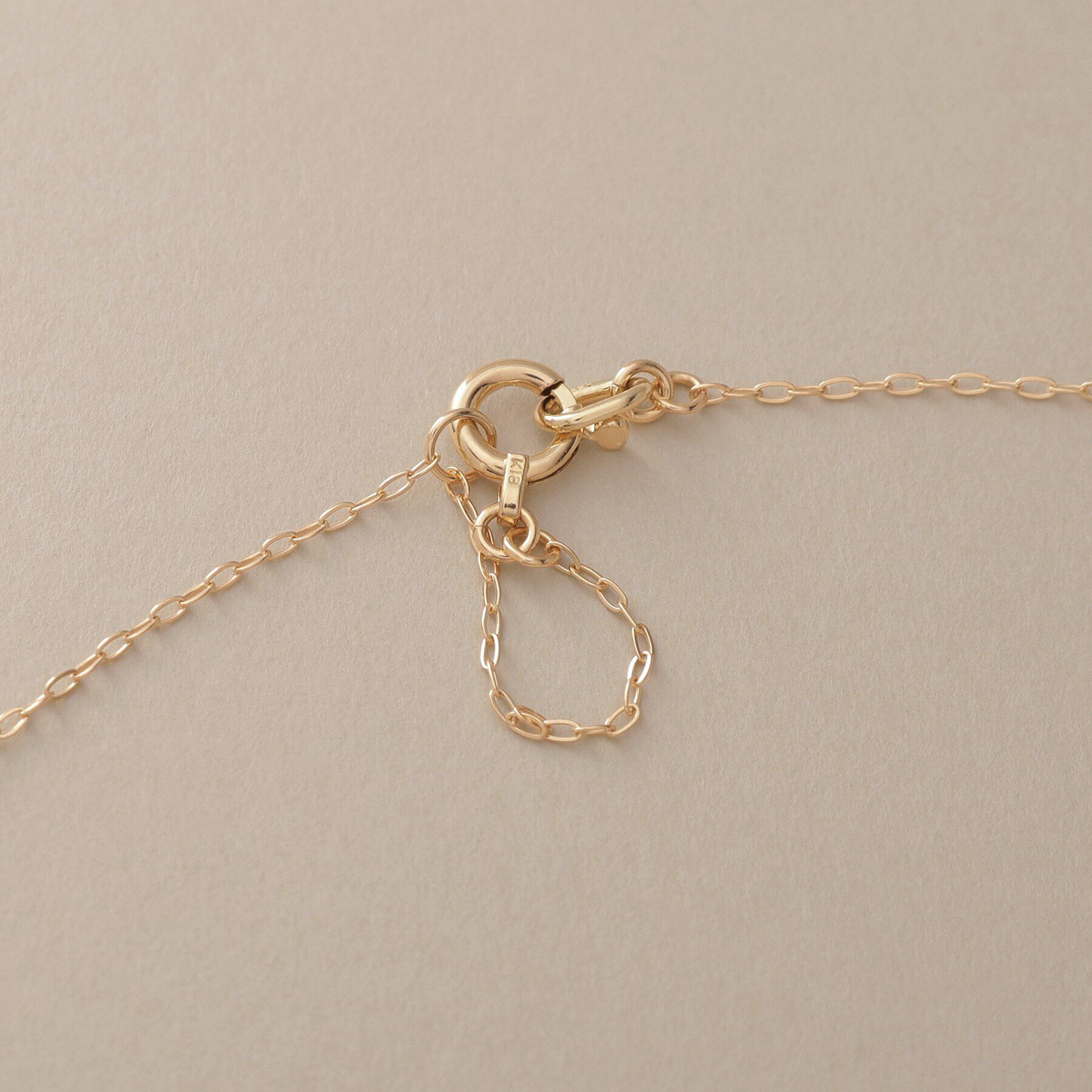 COCOSHNIK「K18ダブルサークル ネックレス」|ネックレス|