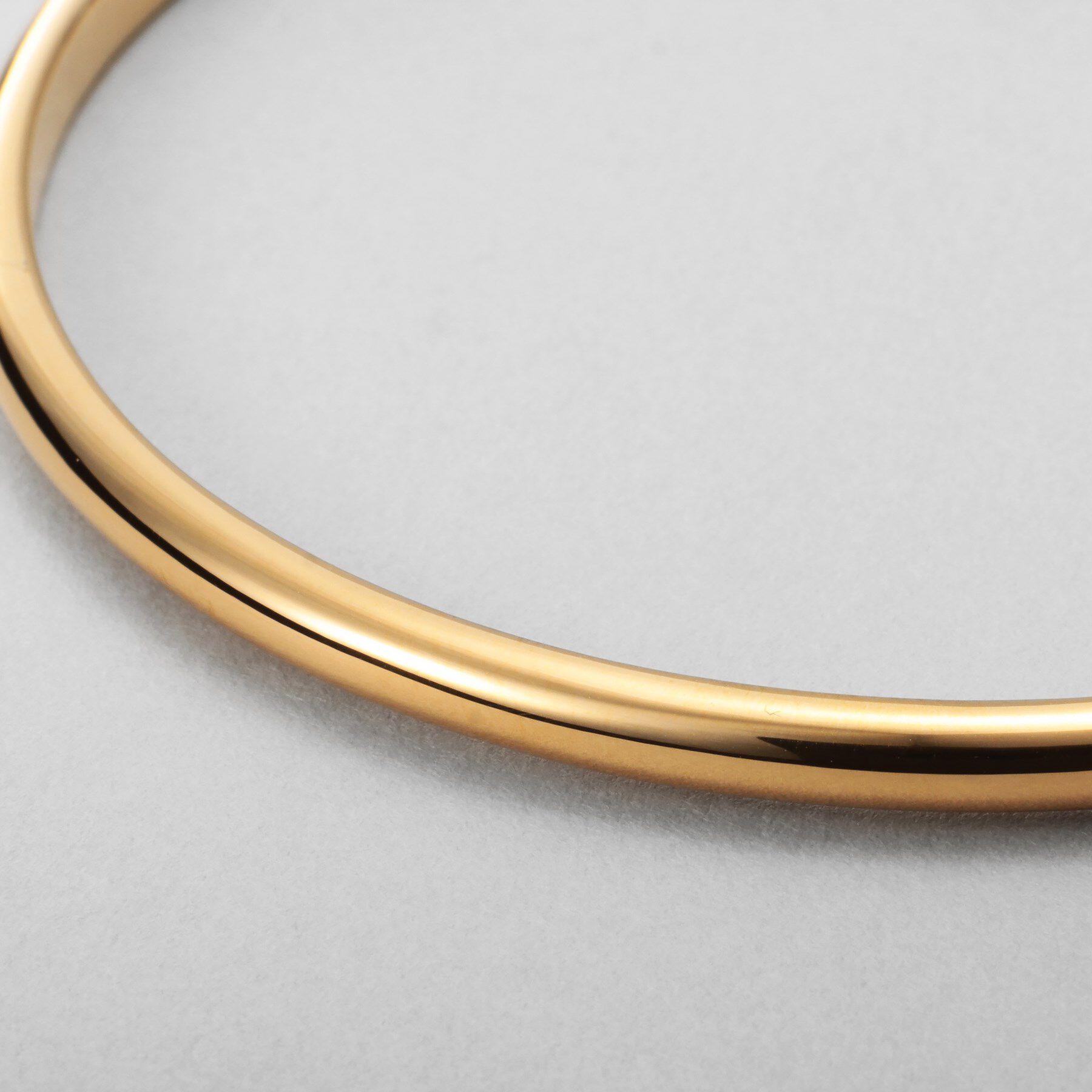 COCOSHNIK ONKITSCH「シルバー ハーフラウンドバングルGP」|ブレスレット・バングル|