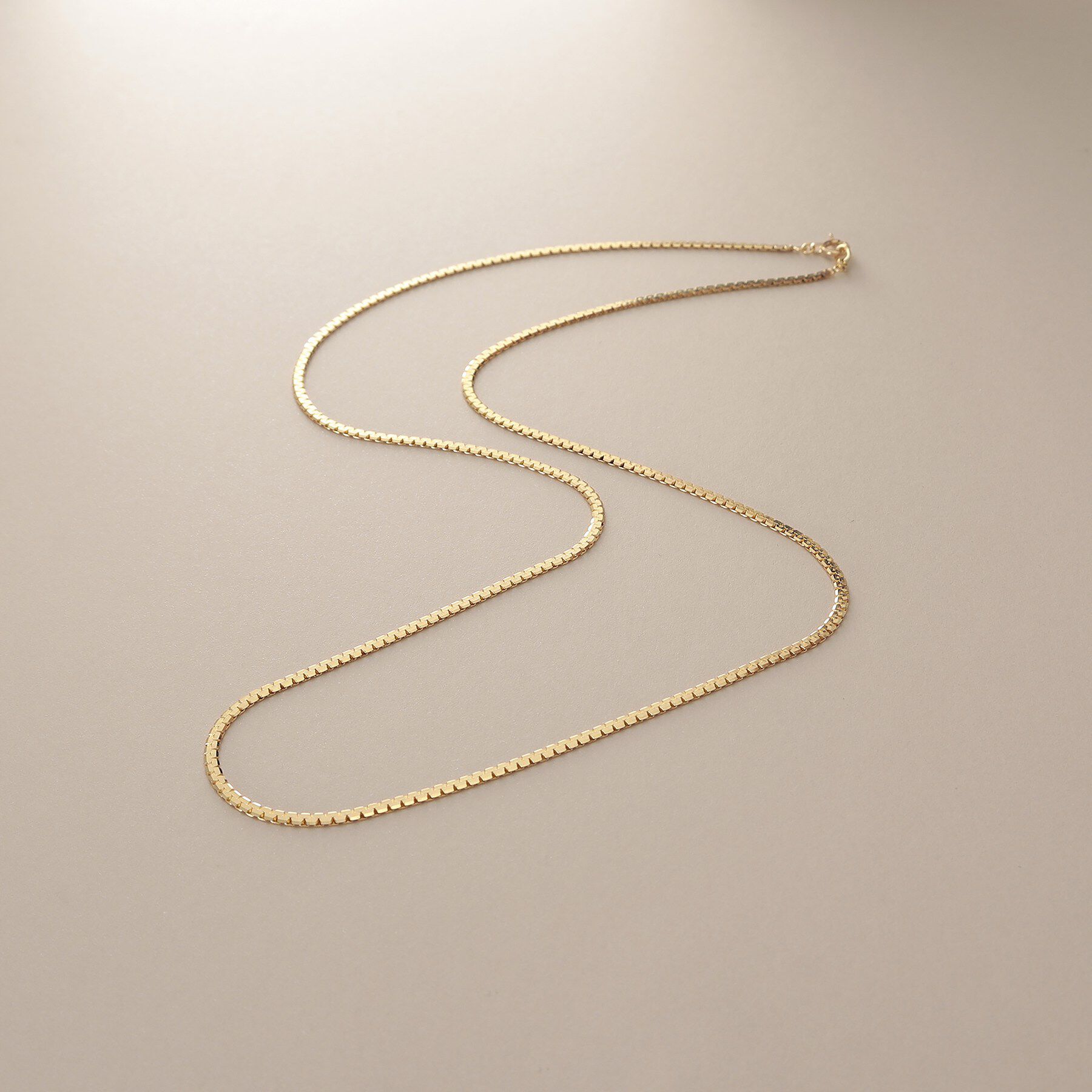 COCOSHNIK「K10スーパーベネフラット ネックレス（50cm）」|ネックレス|