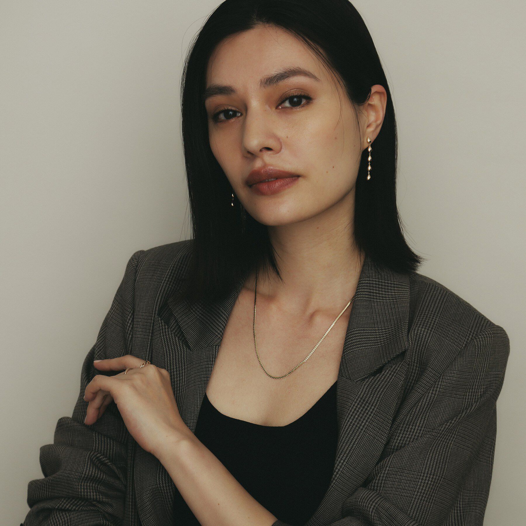 COCOSHNIK「K10スーパーベネフラット ネックレス（50cm）」|ネックレス|